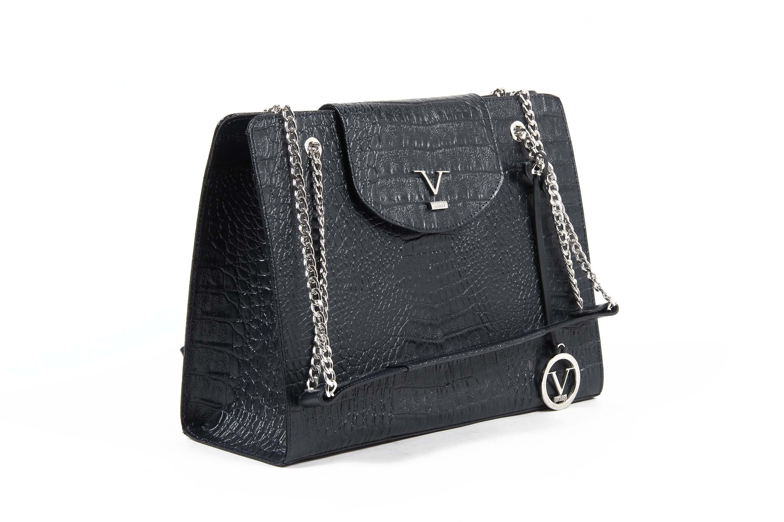 V 1969 Italia Borsa da donna ARC02 GRETA COCCO BLU