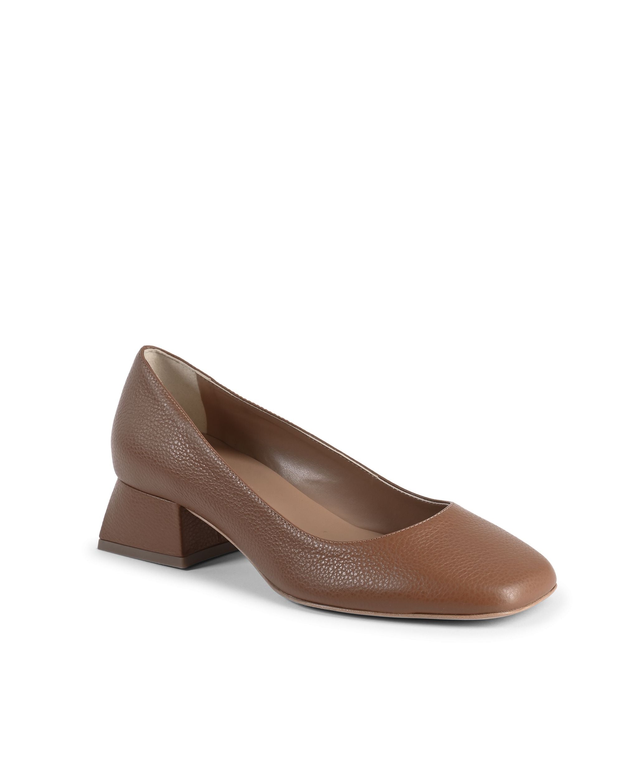 19V69 Italia Ballerina con tacco da donna SOFIA BOTTALATO MARRONE