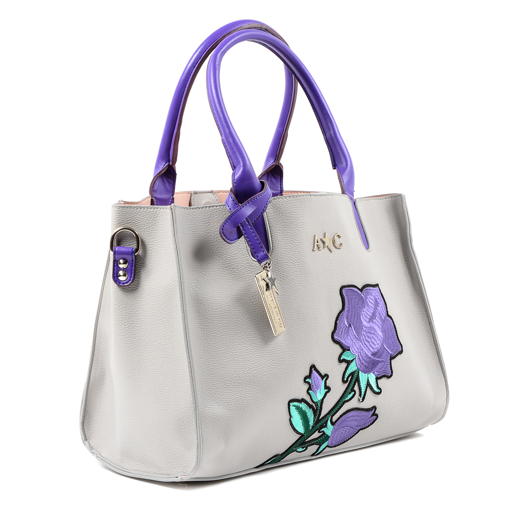 Borsa a mano da donna Andrew Charles grigia HOLLY