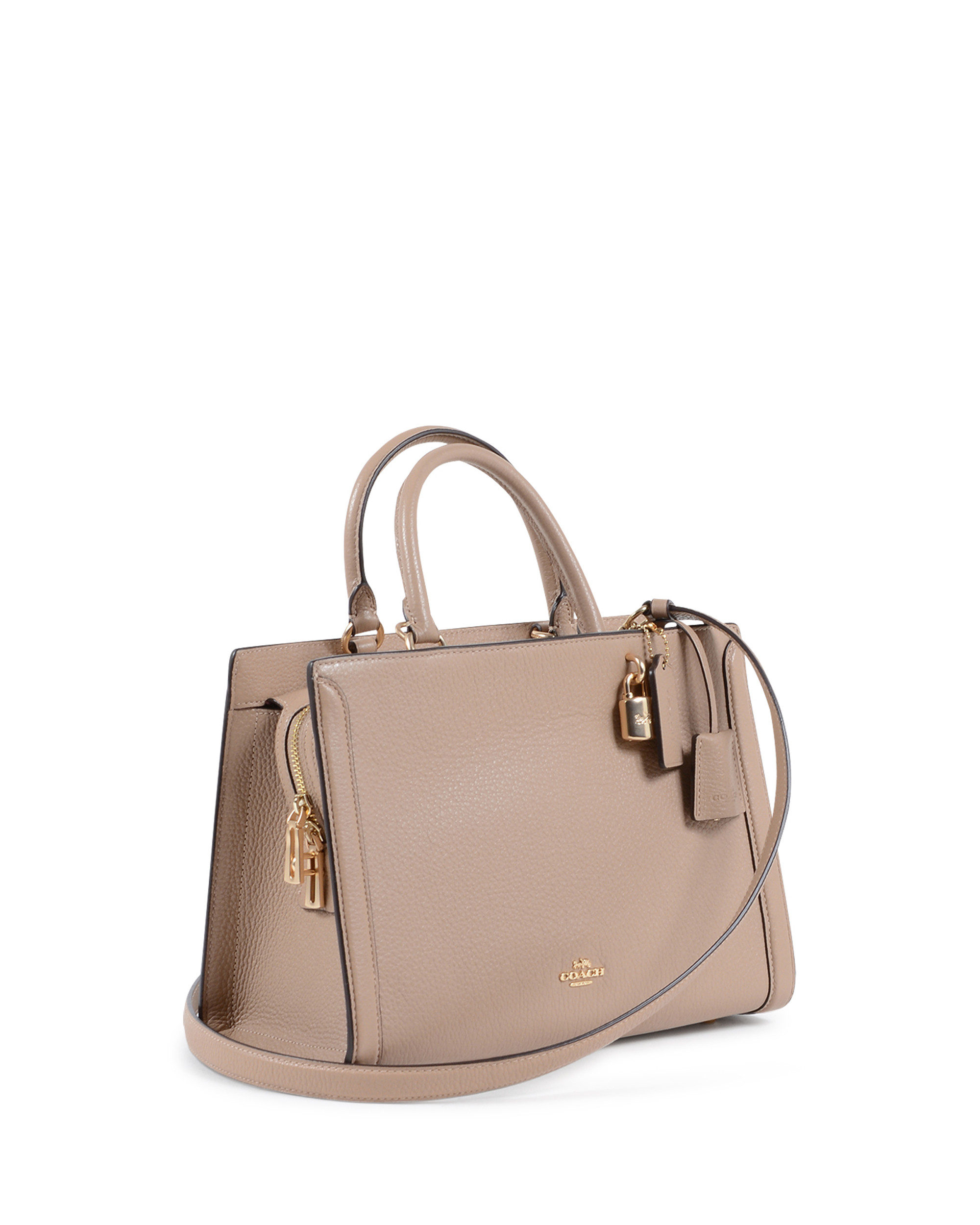 Borsa a mano da donna Coach Taupe F88037 TAUPE