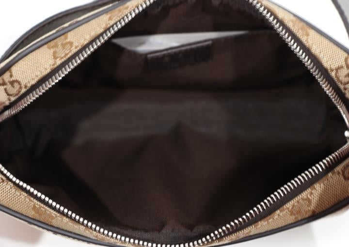 Borsa a marsupio Gucci con cintura beige marrone