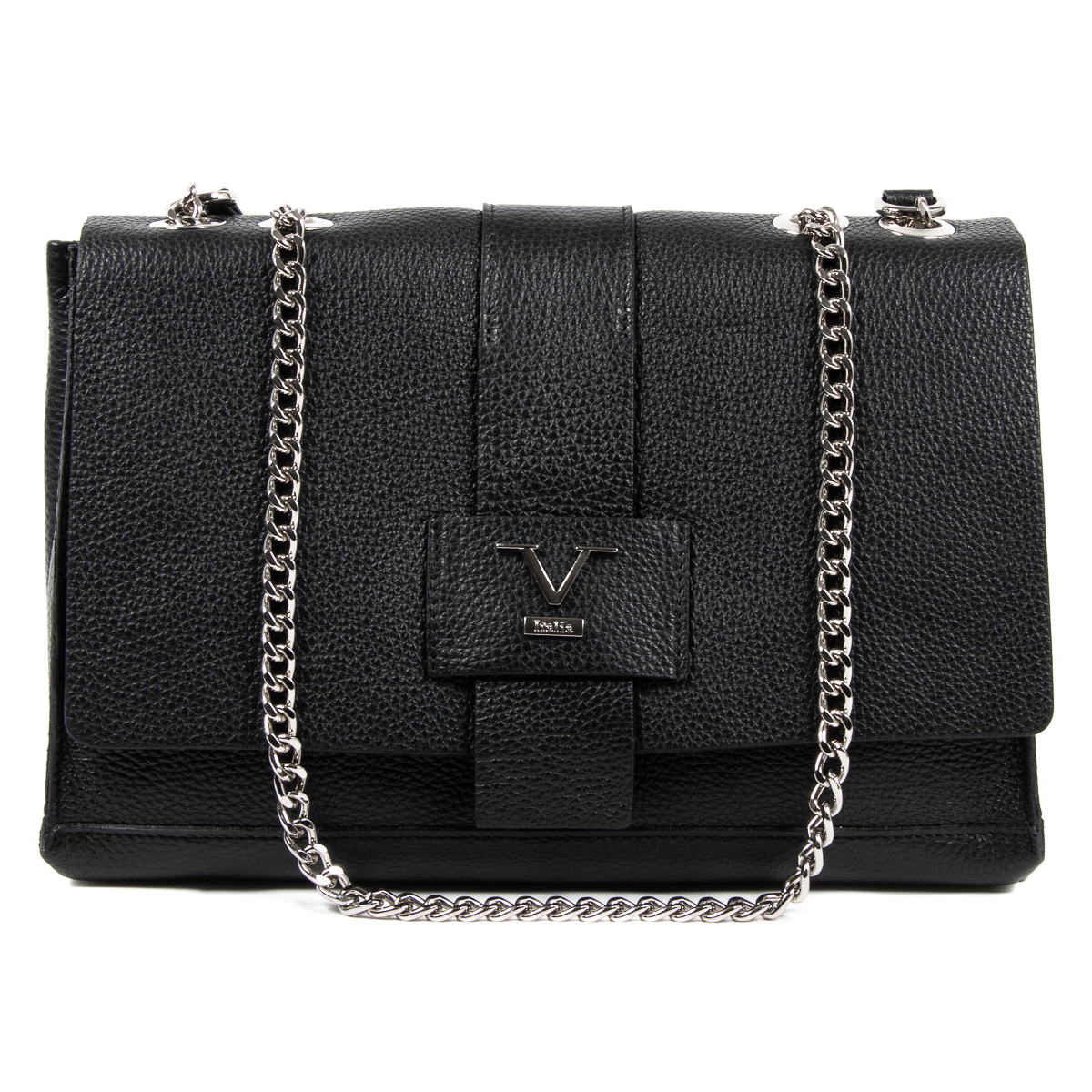 V 1969 Italia Borsa da donna nera ELLY
