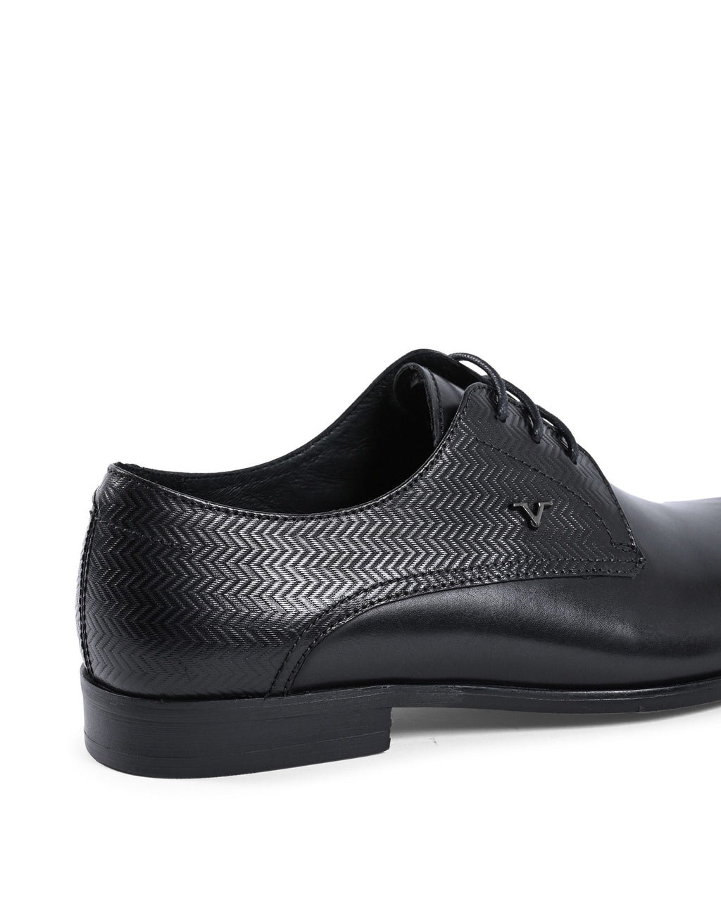 19V69 Italia Scarpe stringate da uomo nere YO 722-1-37 A NERO