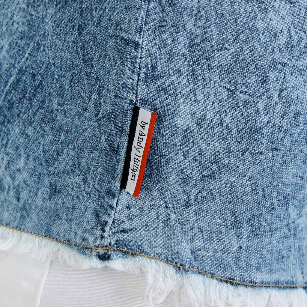 Camicia da donna Andrew Charles senza maniche in denim CAMILIA