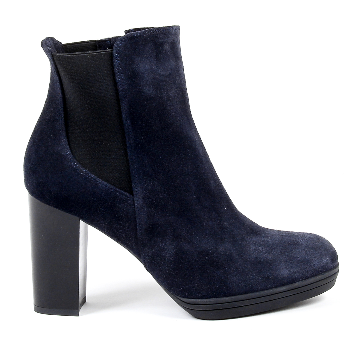 V 1969 Italia Stivaletto con tacco da donna blu MADELYN