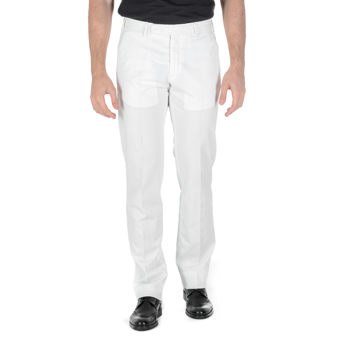 Pantaloni Armani Collezioni Uomo Bianchi