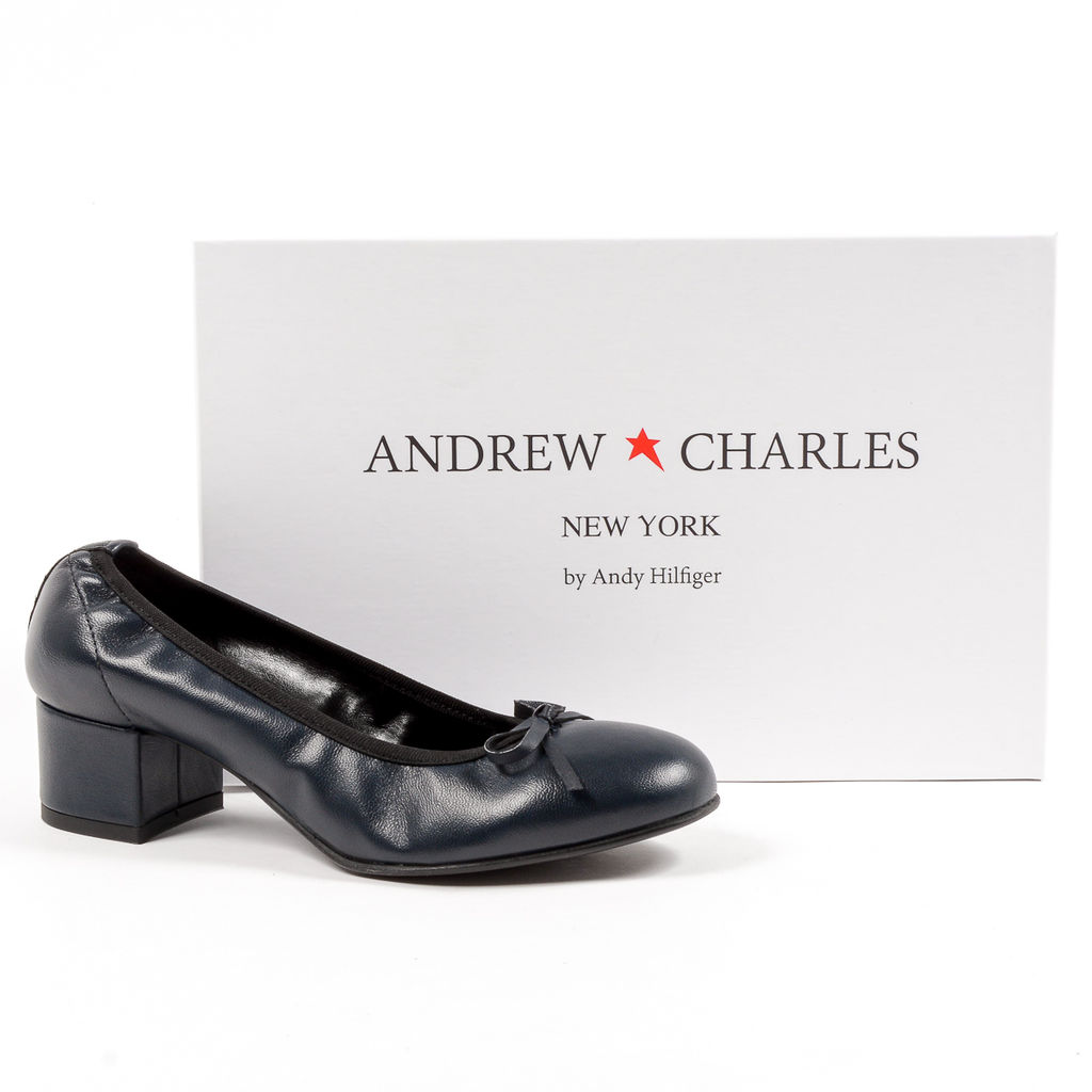 Andrew Charles Ballerina da donna blu scuro NICKI