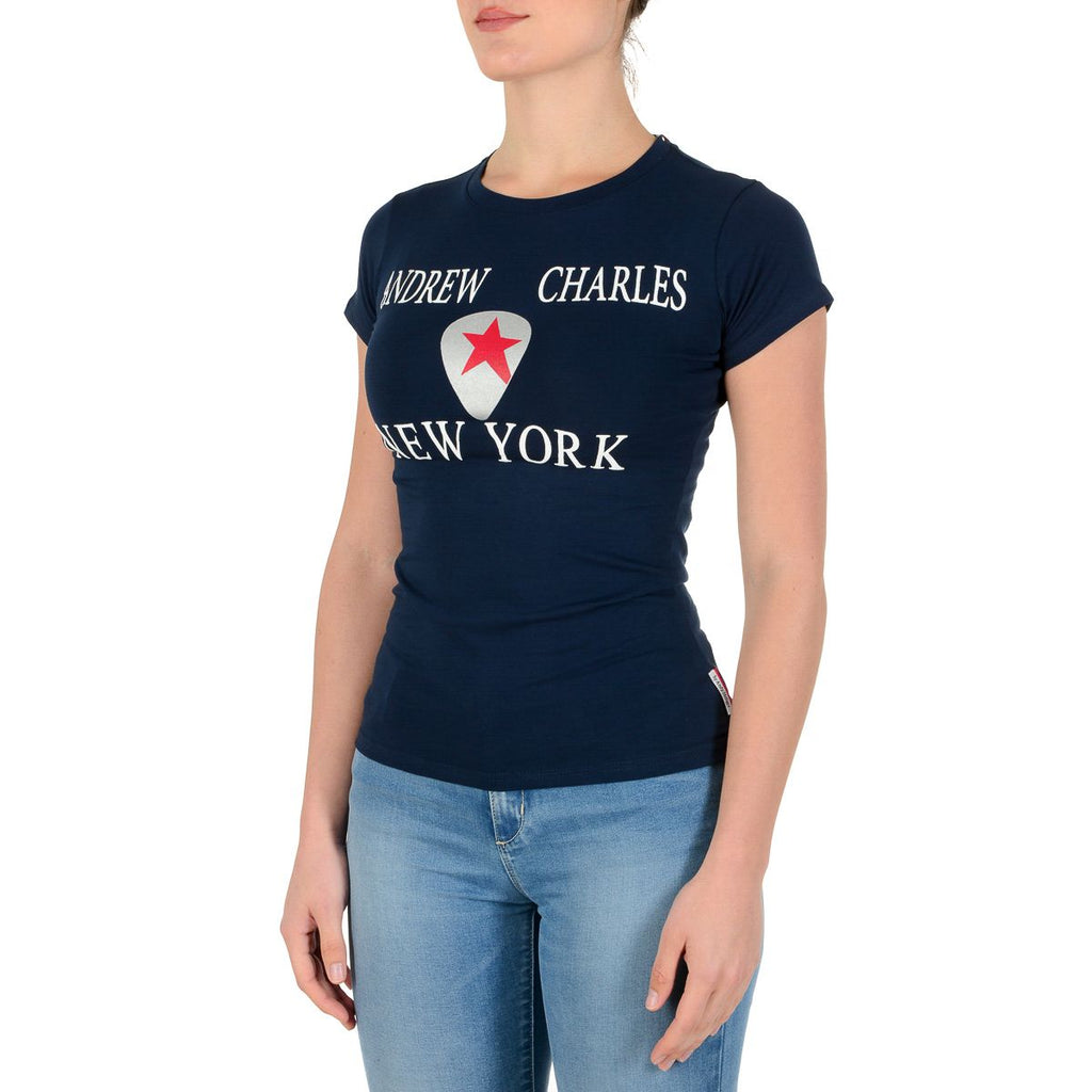 Andrew Charles By Andy Hilfiger T-shirt da donna TS501 03 1002 TARANA NAVY S14