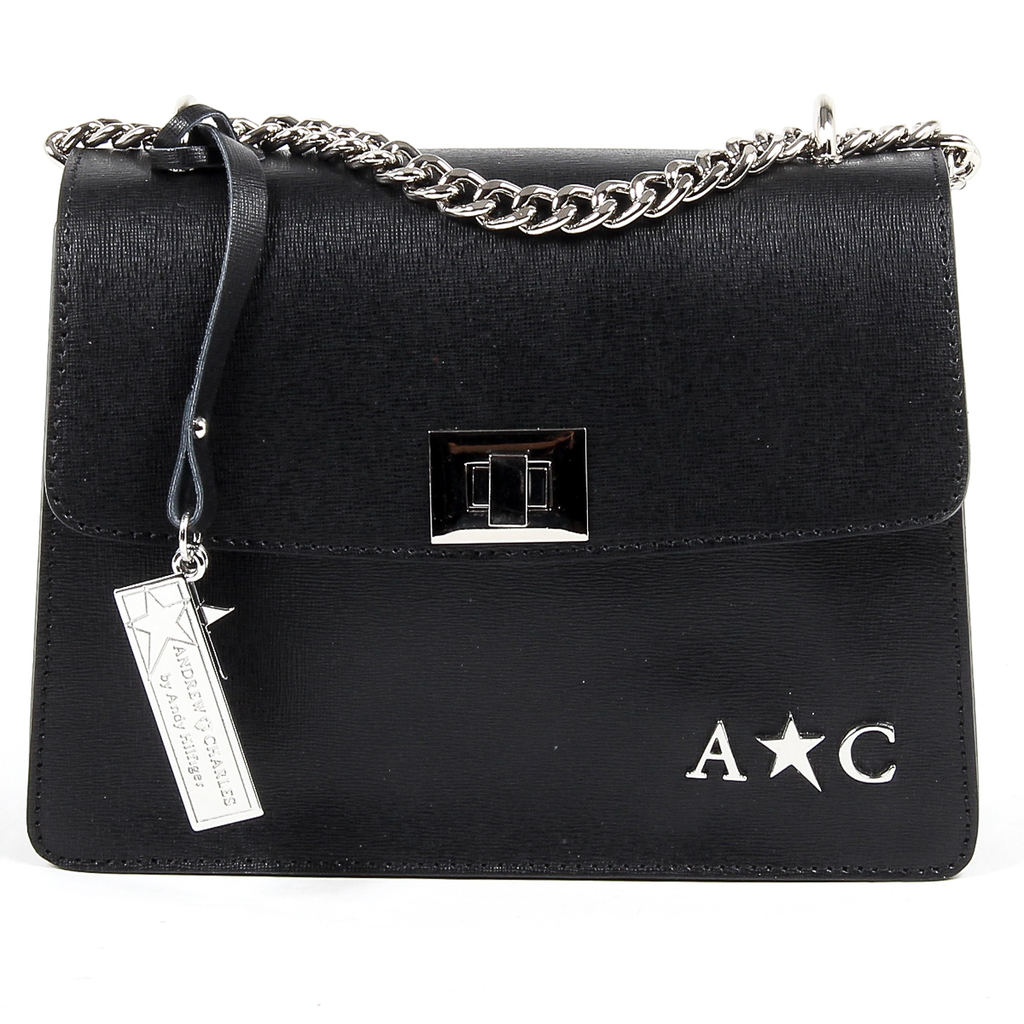 Borsa a mano da donna Andrew Charles nera MELODY