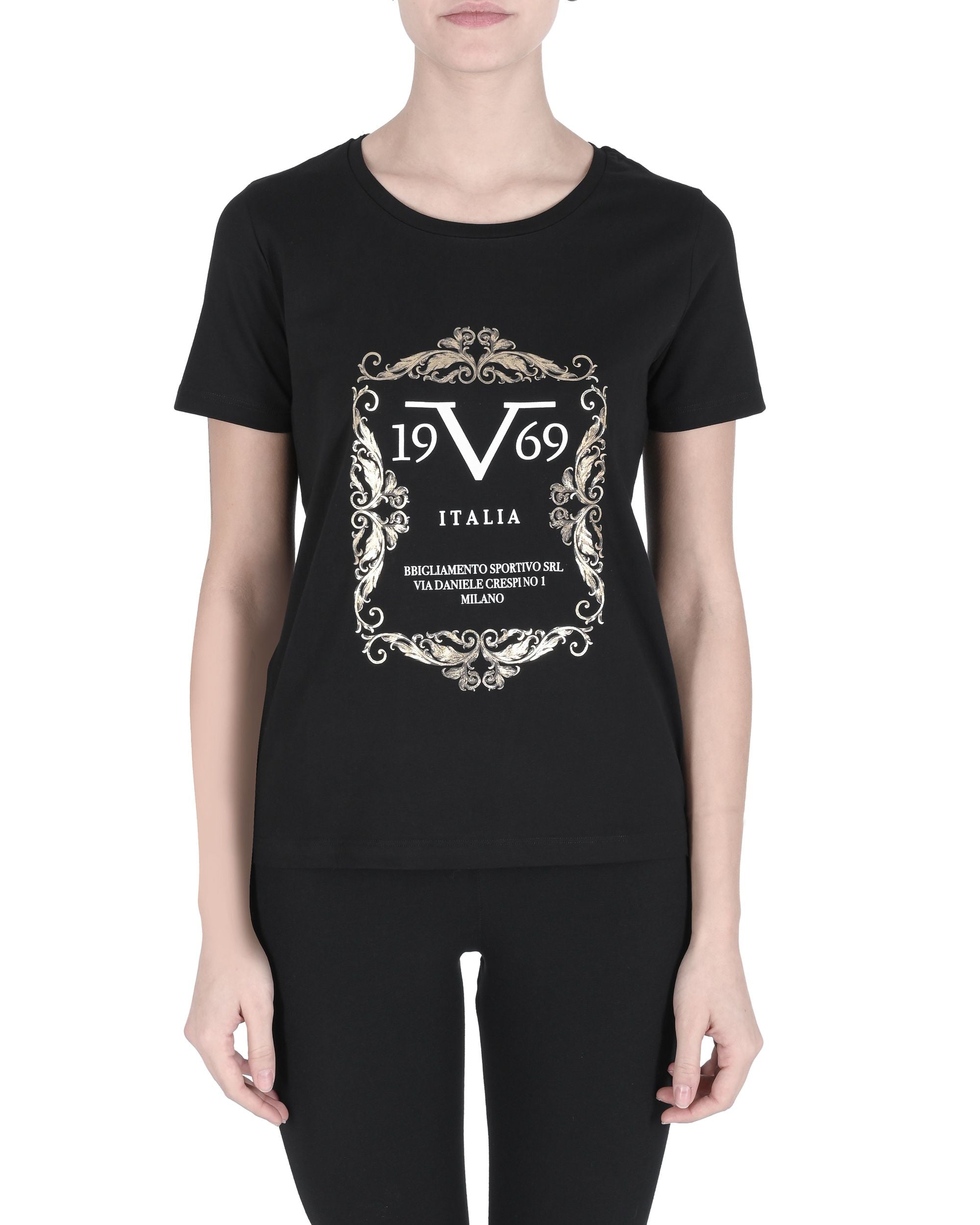 19V69 Italia T-Shirt Donna ALESSANDRA NERO