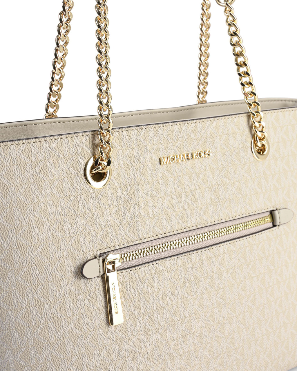 Borsa tote media con cerniera frontale e catena Michael Kors 35R3GTTT2V SABBIA CHIARA