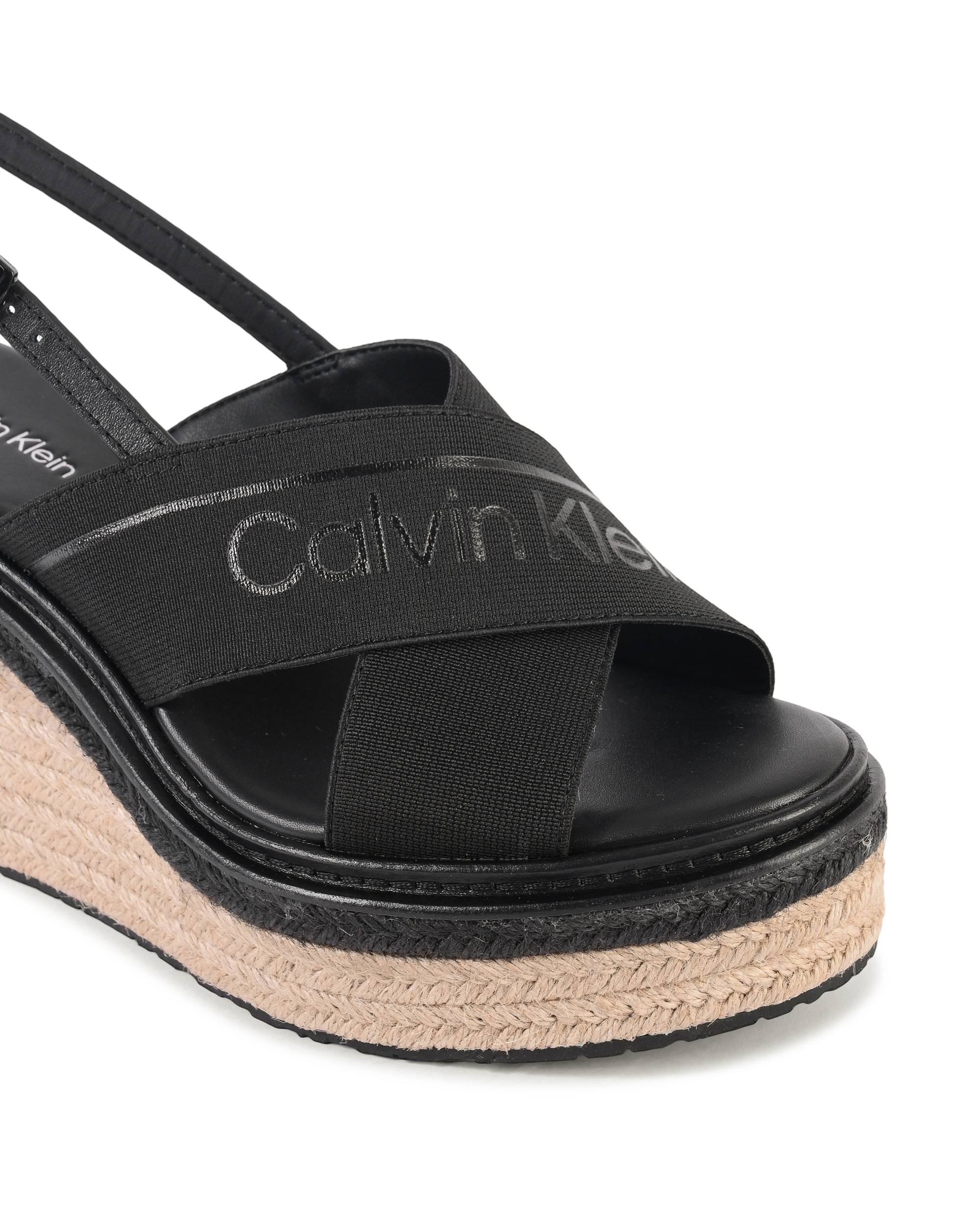 Calvin Klein Sandalo da donna nero HW0HW01965BEH