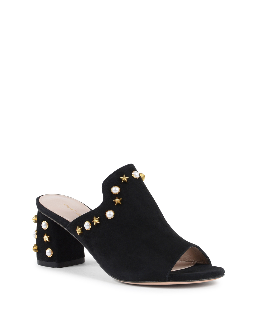 Sandalo mulo da donna Stuart Weitzman nero DOHICKEY
