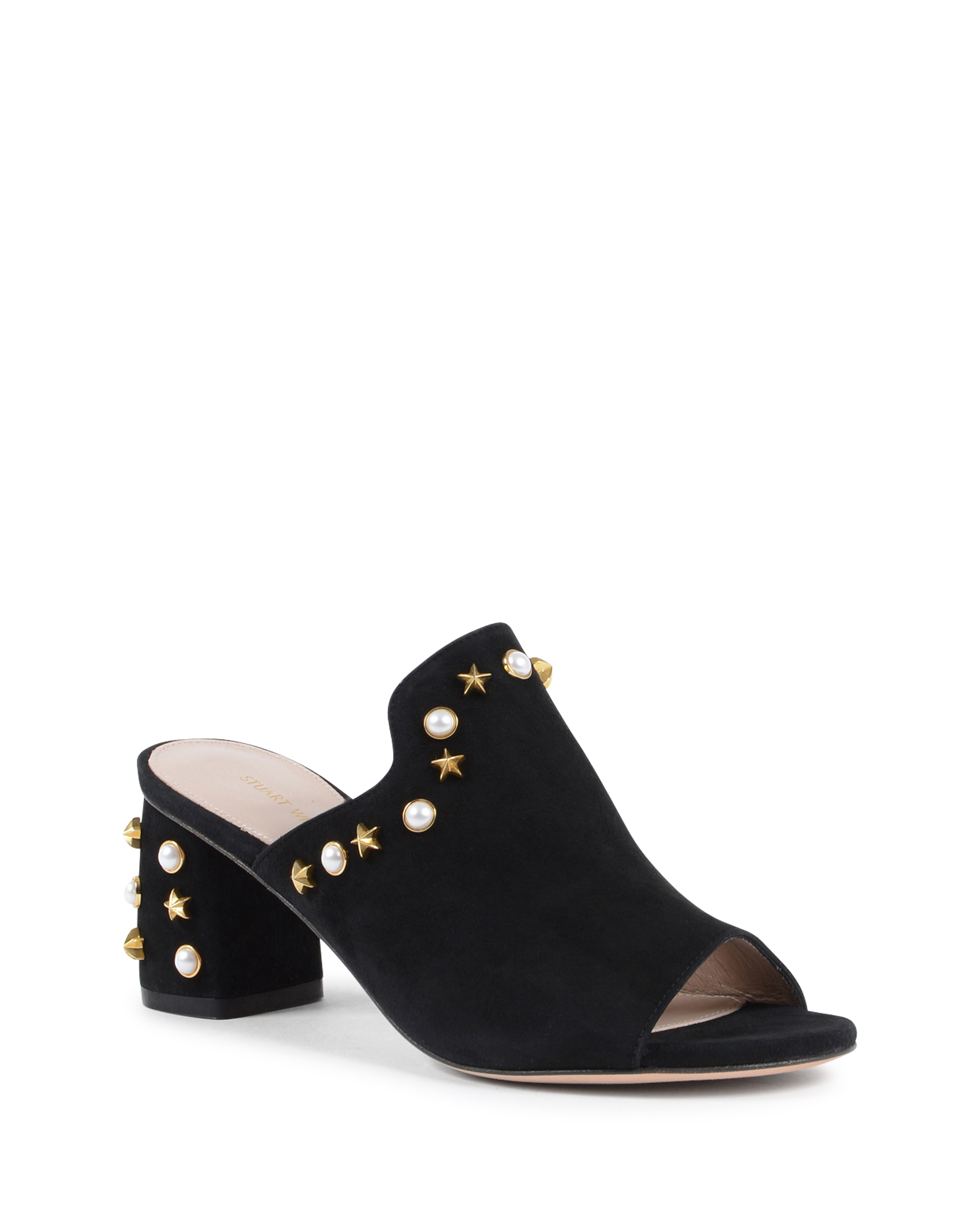 Sandalo mulo da donna Stuart Weitzman nero DOHICKEY