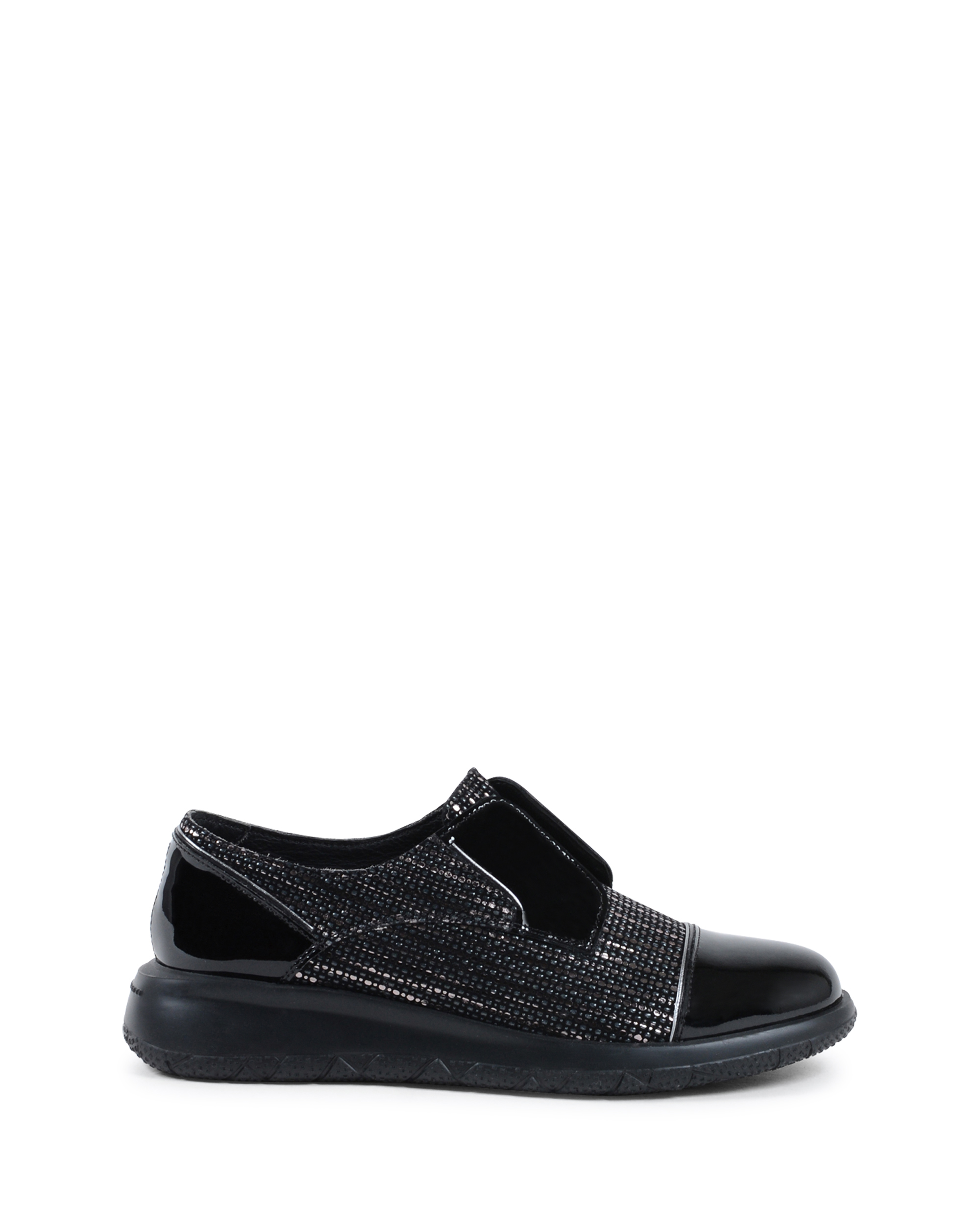 Sneaker Donna Fratelli Rossetti Nera 75685 SWING ARGENTO NERO