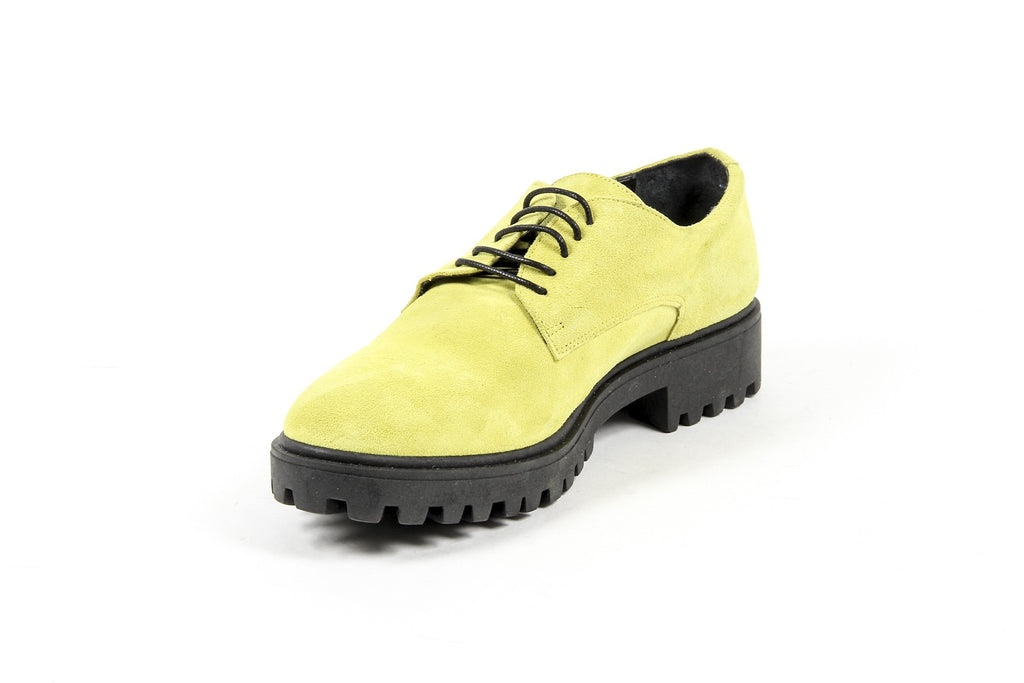 Scarpa stringata da donna V 1969 Italia C01 CAMOSCIO GIALLO