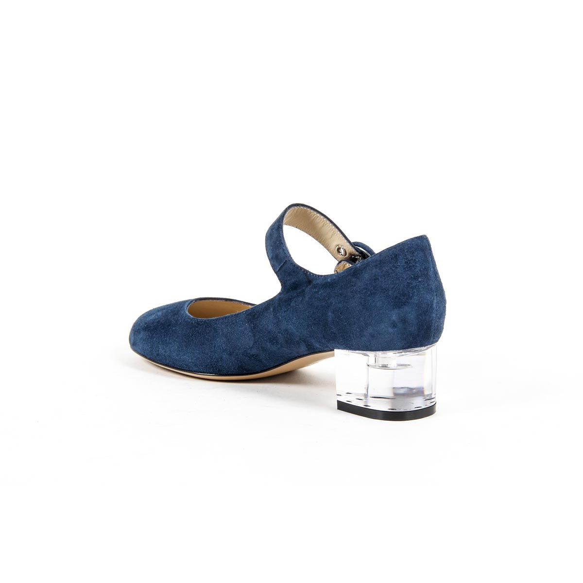 V 1969 Italia Womens Mary Jane Pump 312132 CAMOSCIO BLEU