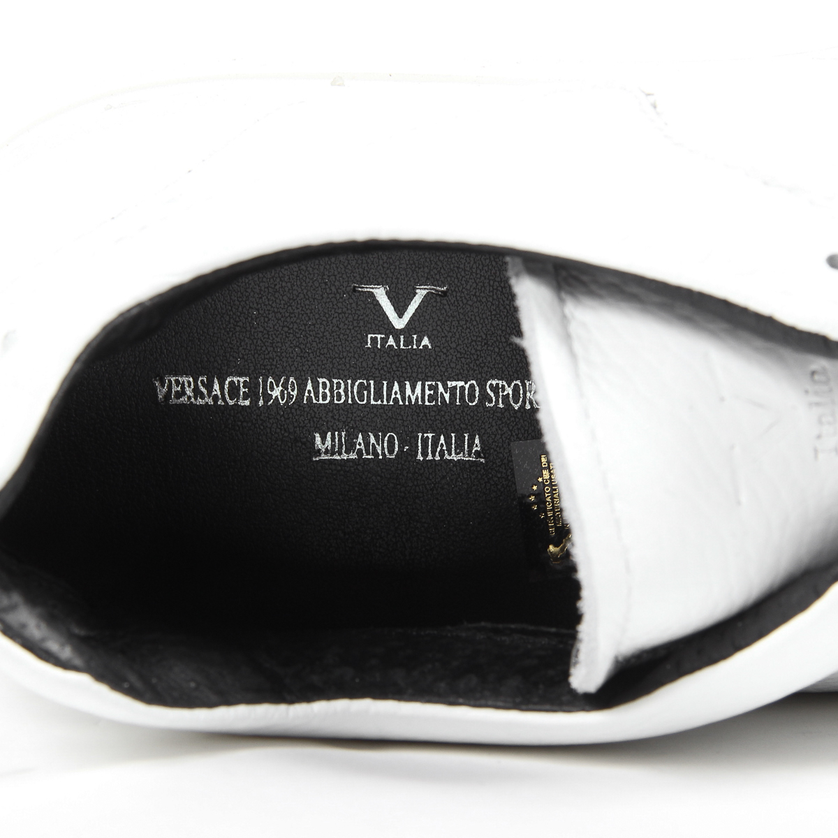 Sneaker da uomo V 1969 Italia V5421N ALCE BOTTOLATO BIANCO