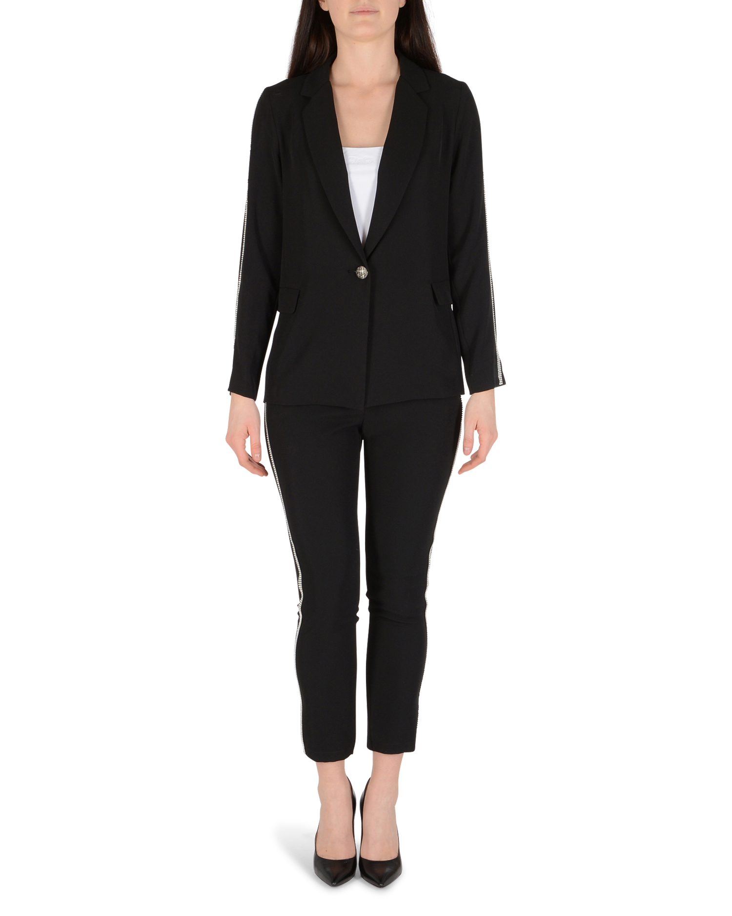 Pantalone Donna 19V69 Italia Nero PANTALONE ELENA NERO