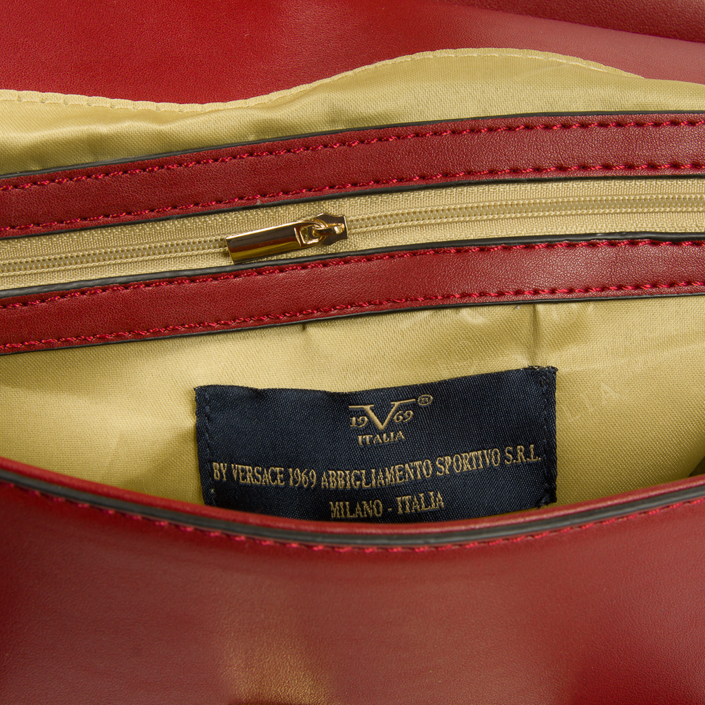 V 1969 Italia Borsa da donna Bordeaux SALLY