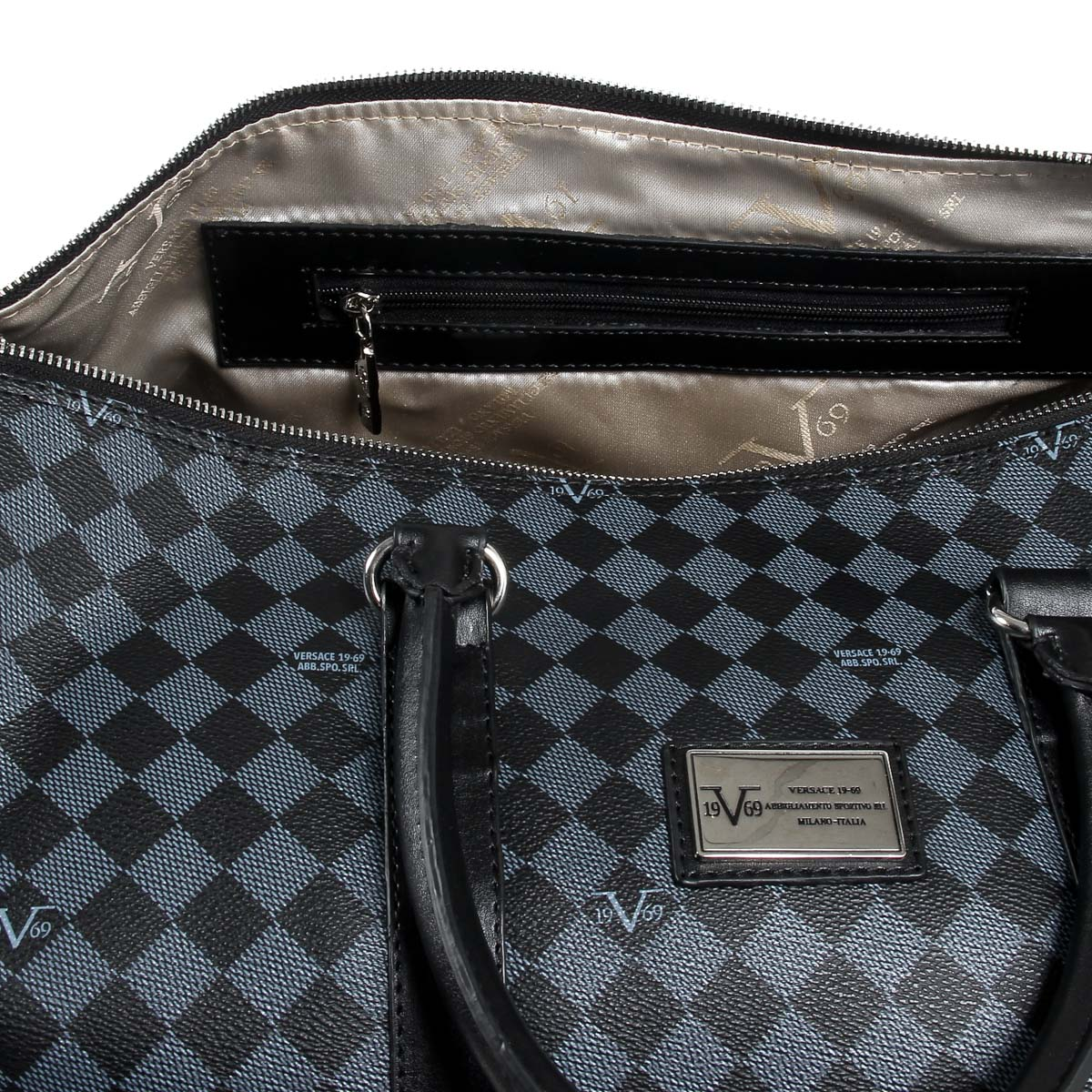 V 1969 Italia Borsa sportiva da uomo V1969015 GRIGIO NERO