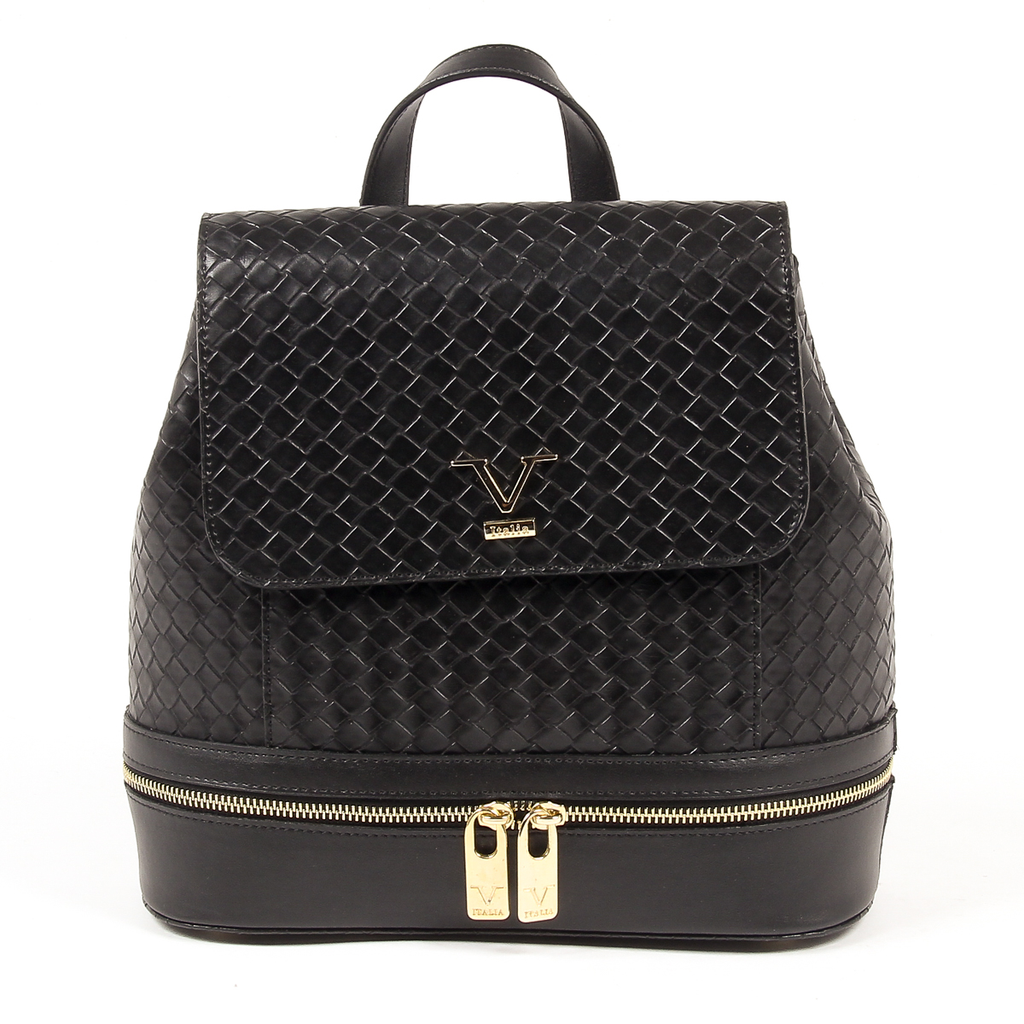 V 1969 Italia Zaino da donna nero STEFY
