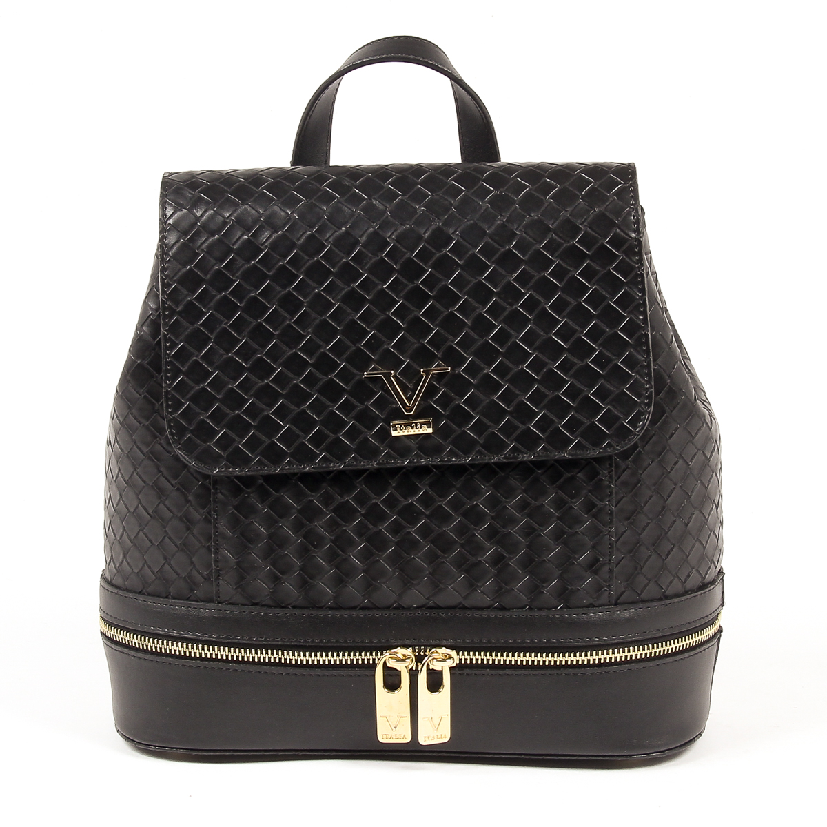 V 1969 Italia Zaino da donna nero STEFY