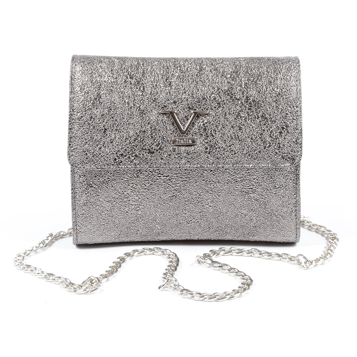 V 1969 Italia Borsa da donna argento PANAMA