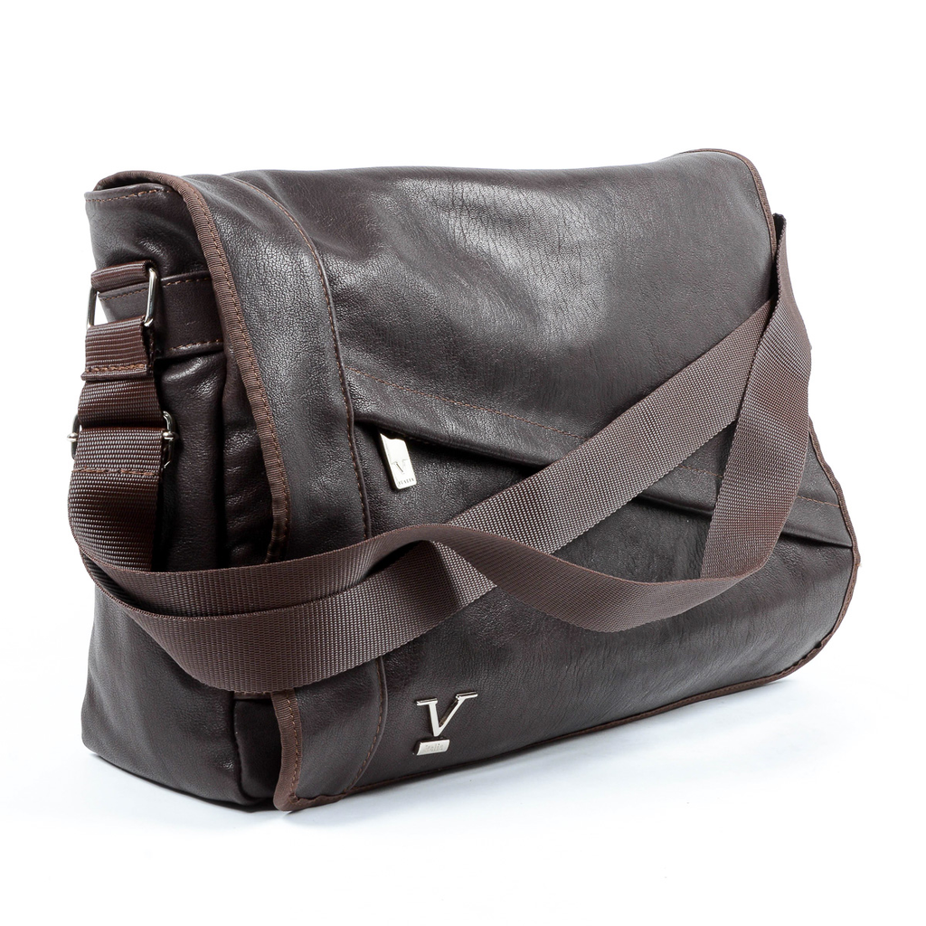 V 1969 Italia Borsa da uomo Marrone MOSCA