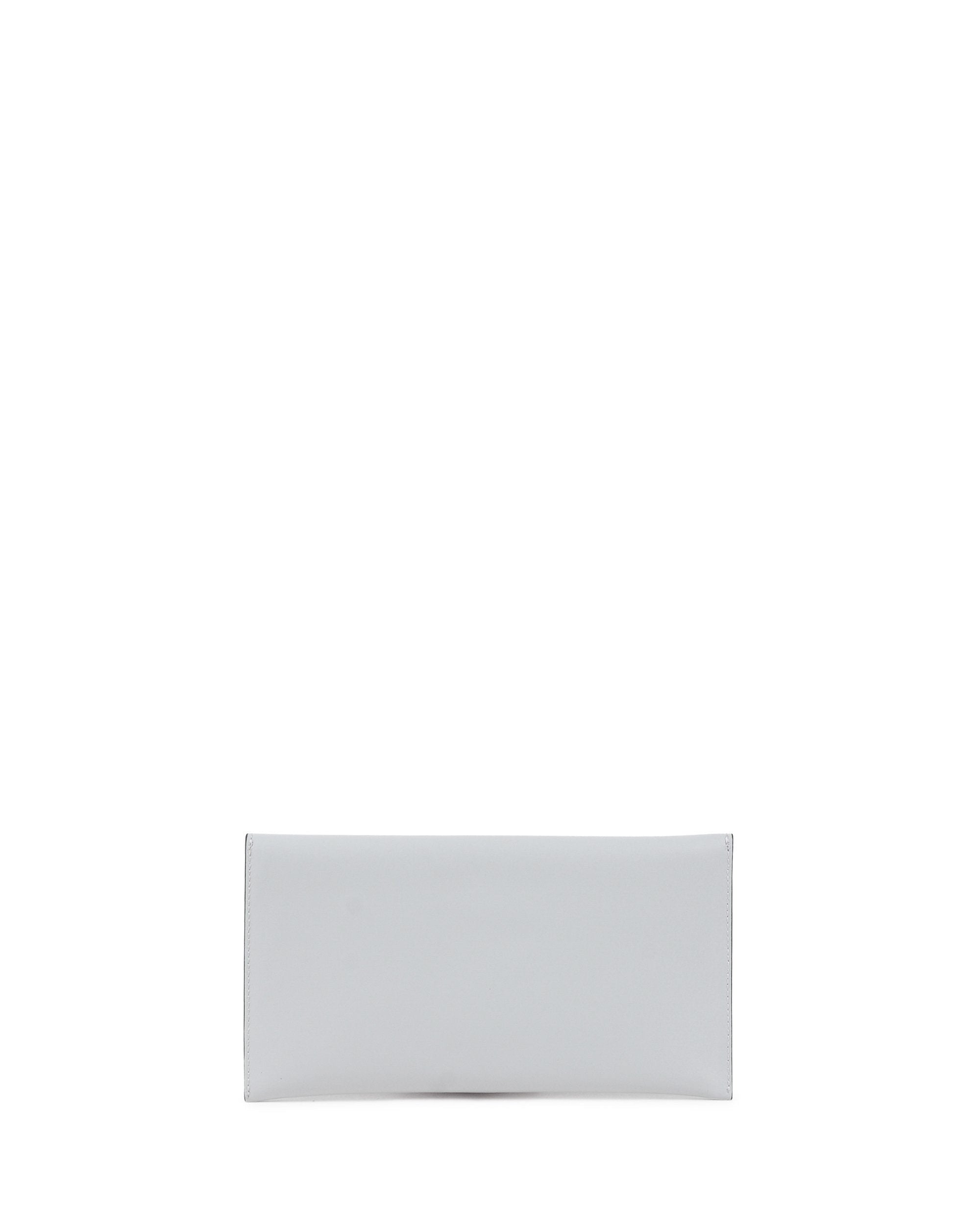 Pochette in pelle a busta - Grigio
