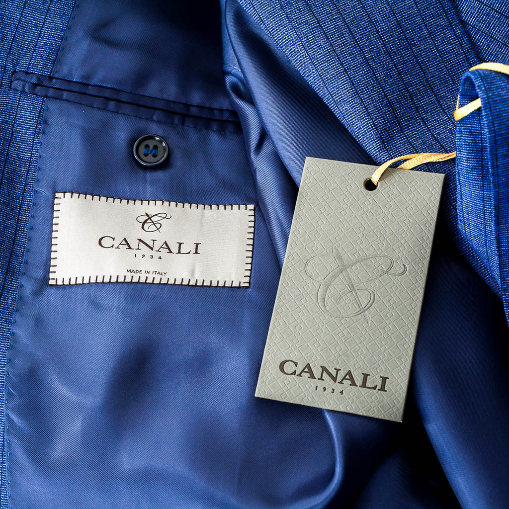Abito da uomo Canali maniche lunghe blu