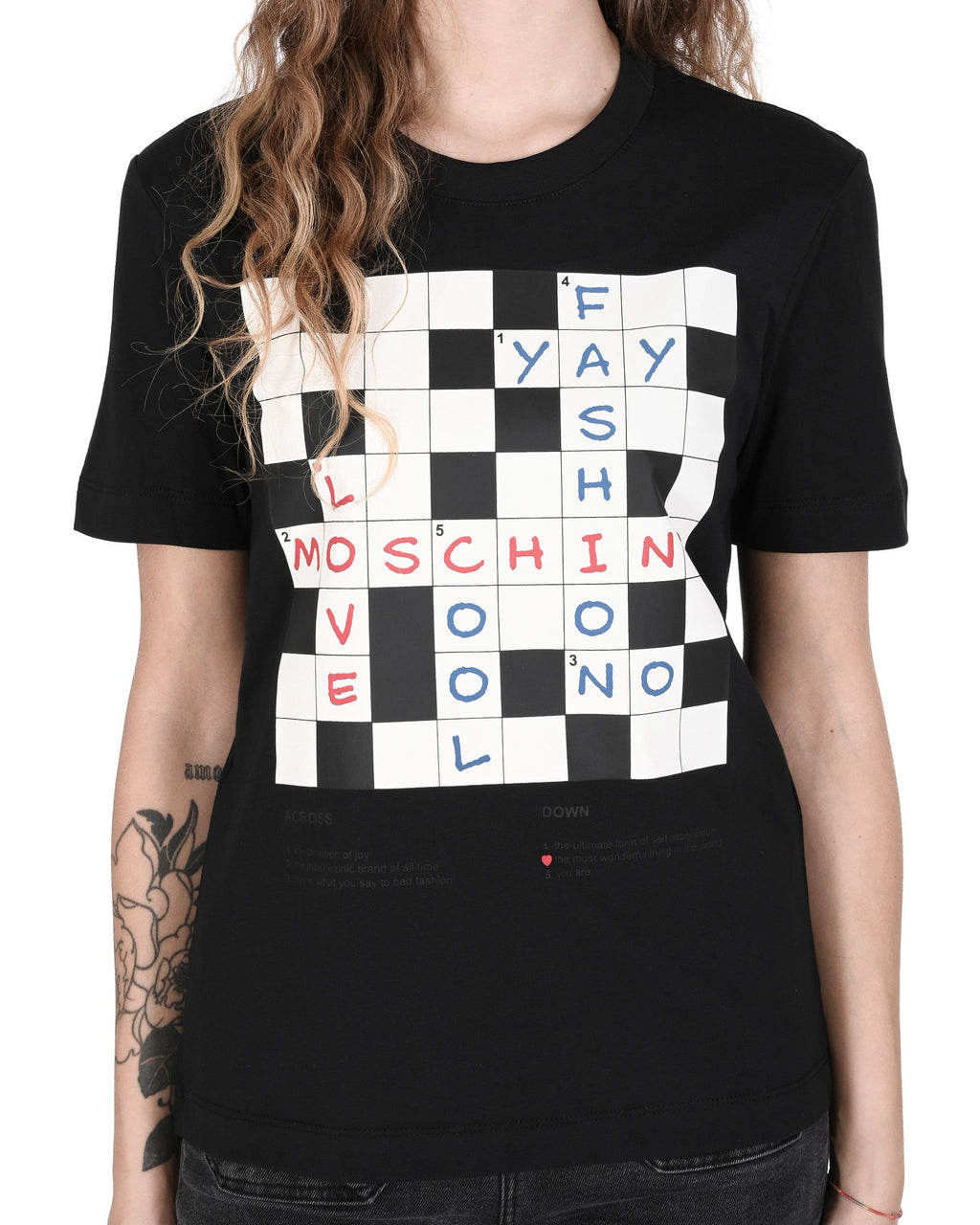 T-shirt da donna Love Moschino W 4 H06 17 M 3876 C74 NERO