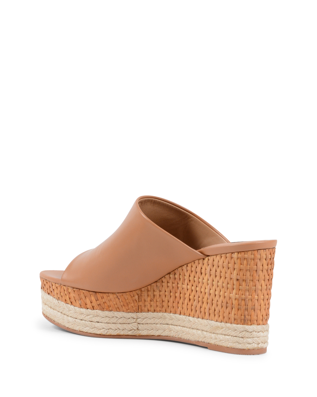Sandalo con zeppa da donna Salvatore Ferragamo color cuoio MAIMEI