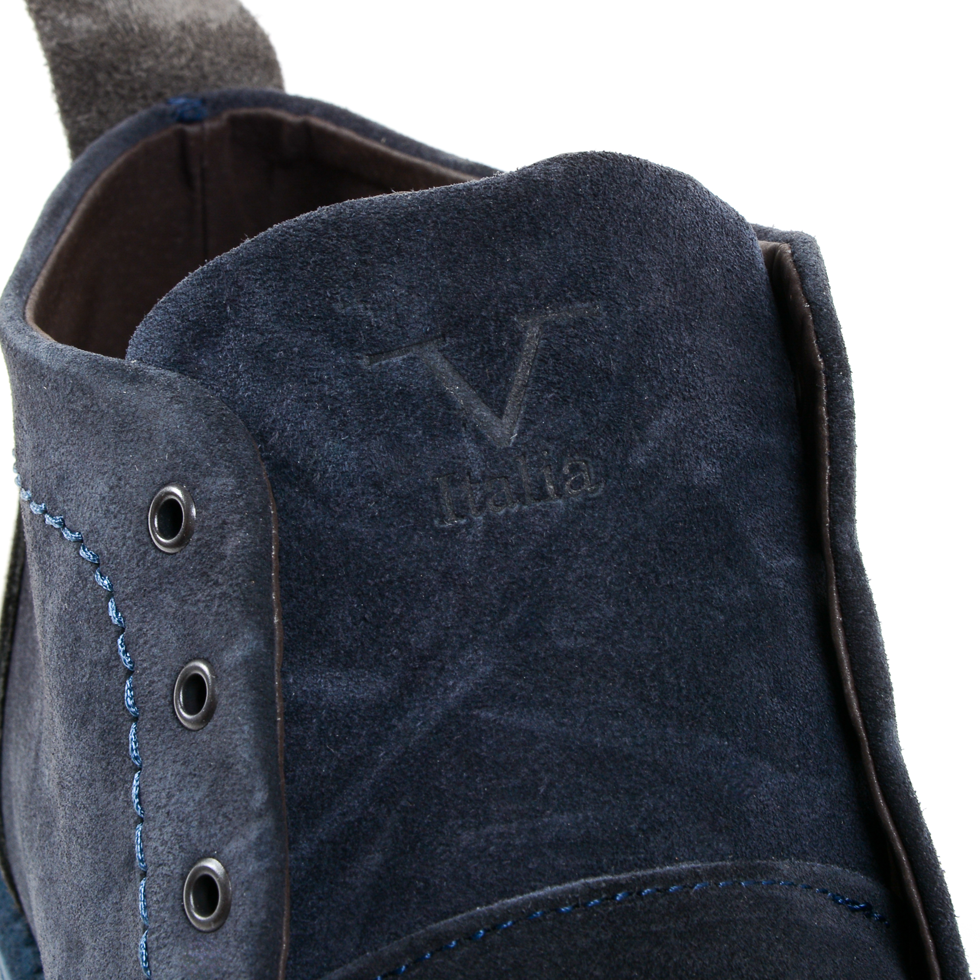 Stivaletto Uomo 19V69 Italia Blu Grigio 930 CAMOSCIO BLU GRIGIO