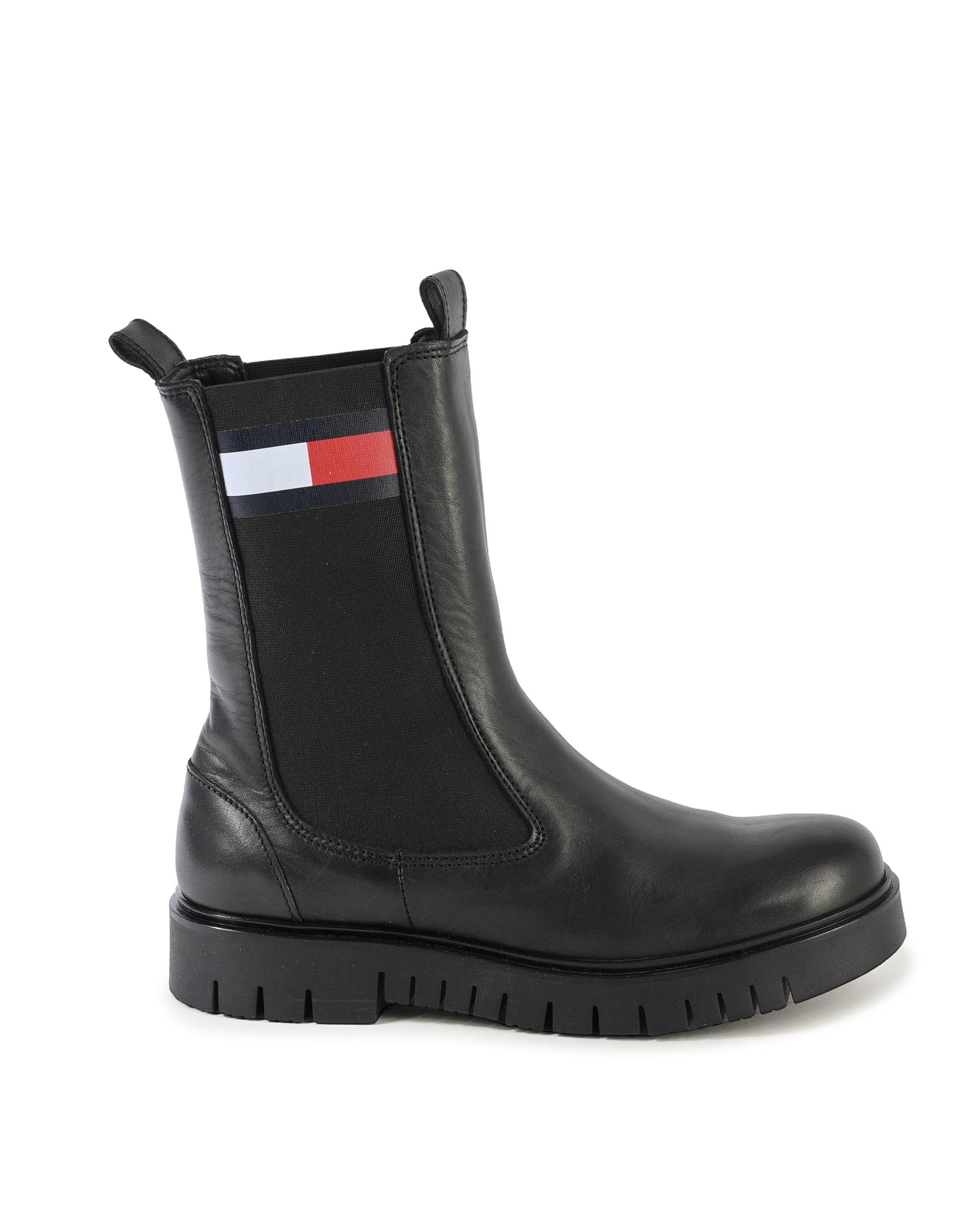 Stivali da donna Tommy Hilfiger neri EN0EN02315BDS