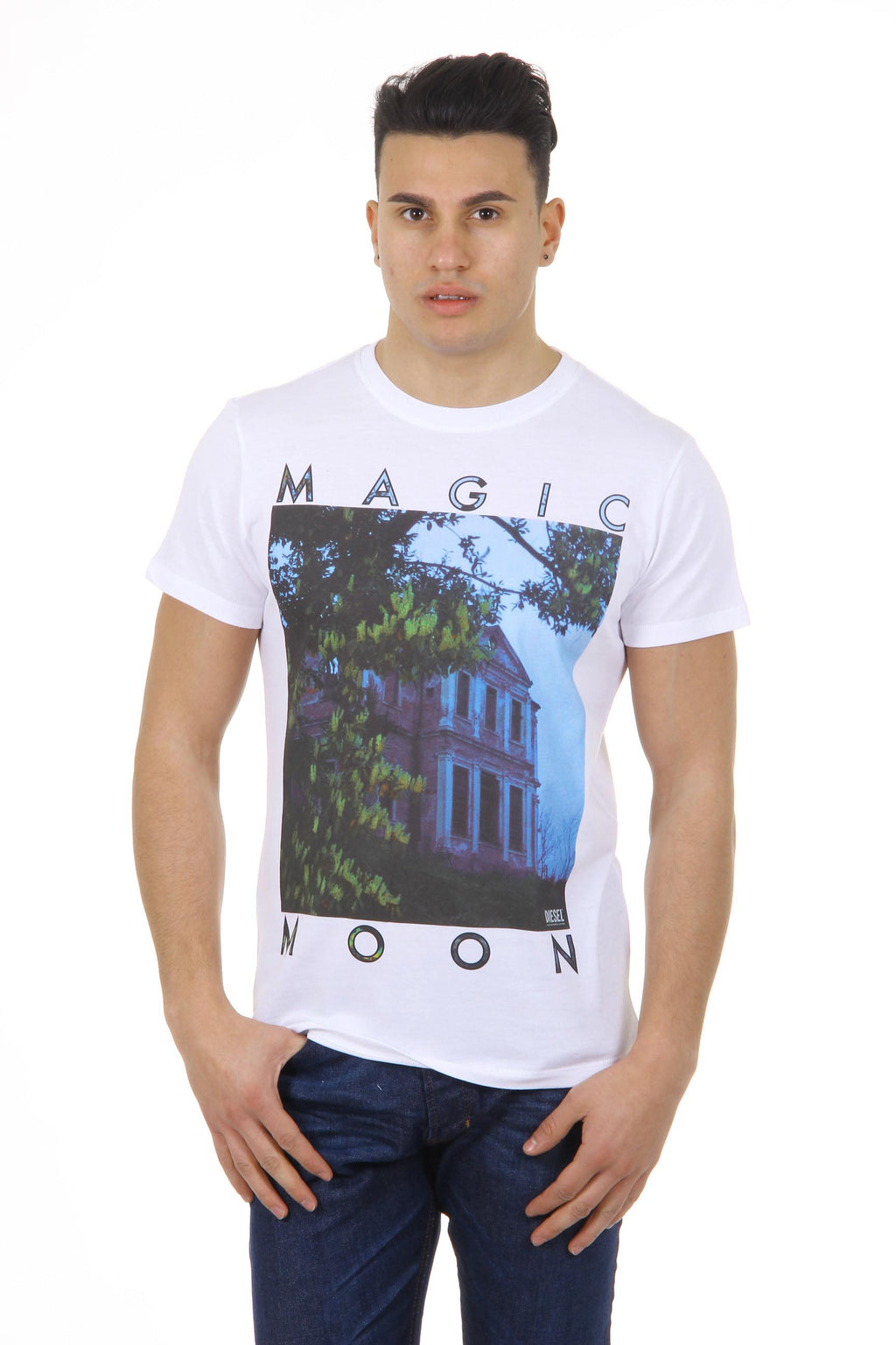 Maglietta da uomo Diesel T-ISSA 00SC41 0EADQ 100