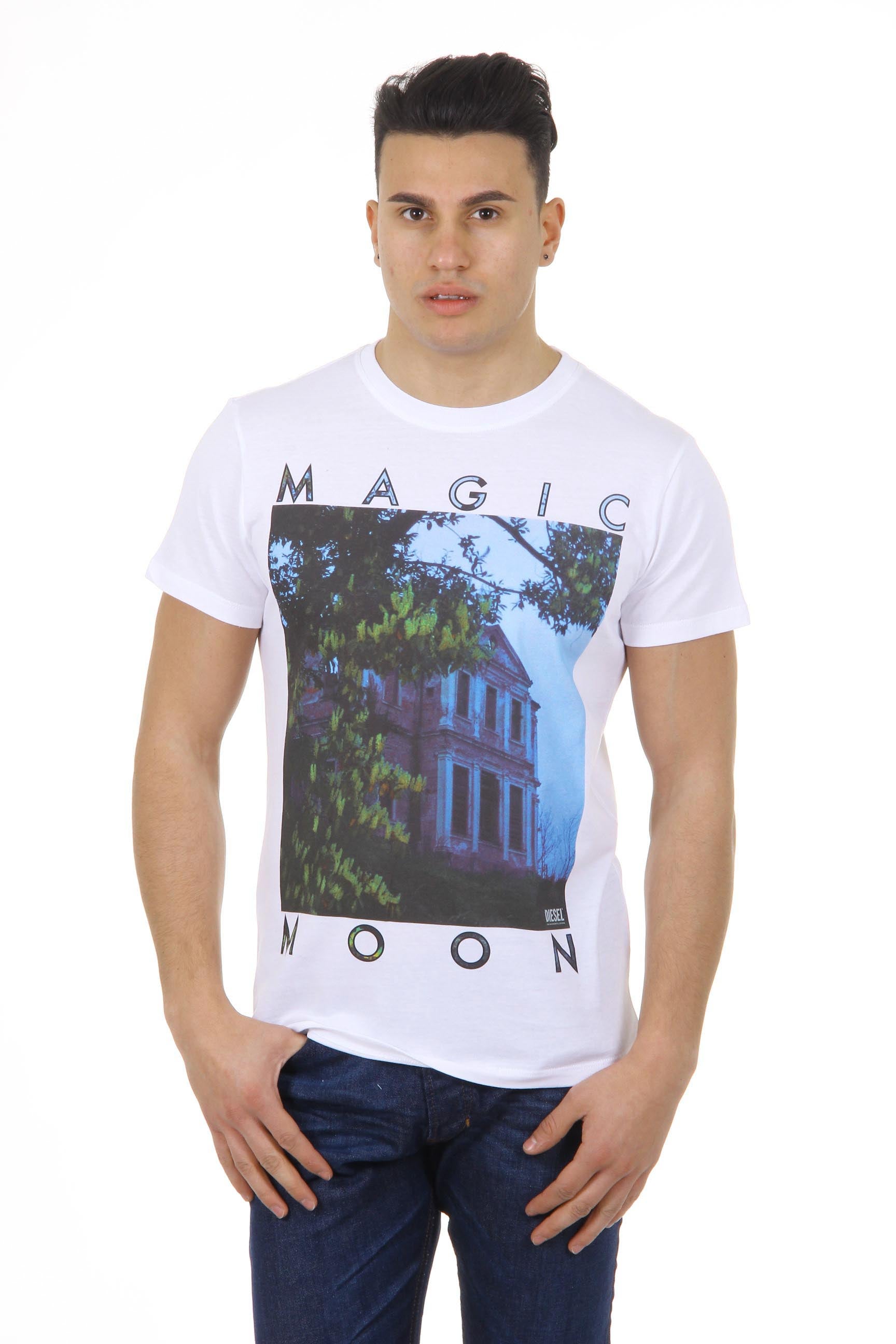 Maglietta da uomo Diesel T-ISSA 00SC41 0EADQ 100