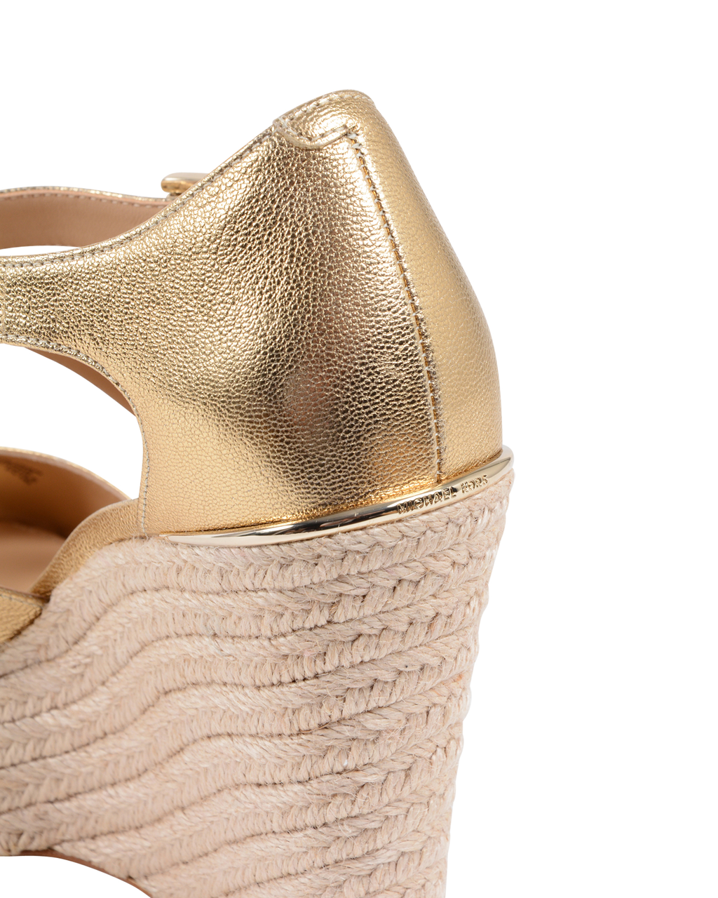 Michael Kors Sandalo con zeppa da donna oro ABBOTT