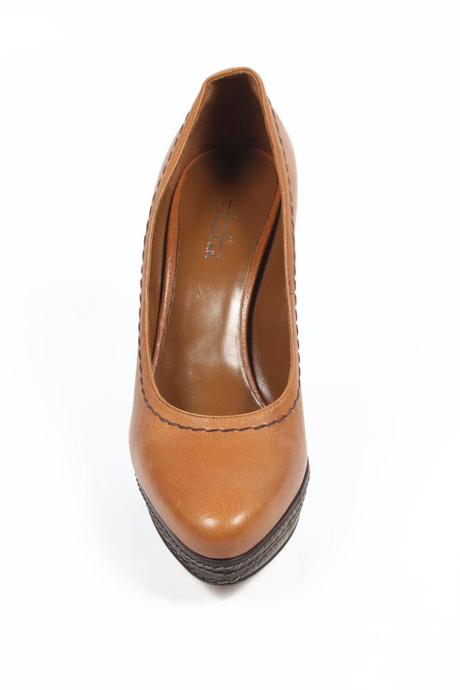 Décolleté da donna Sebastian Milano S5182 CAPRA ASPEN CUOIO