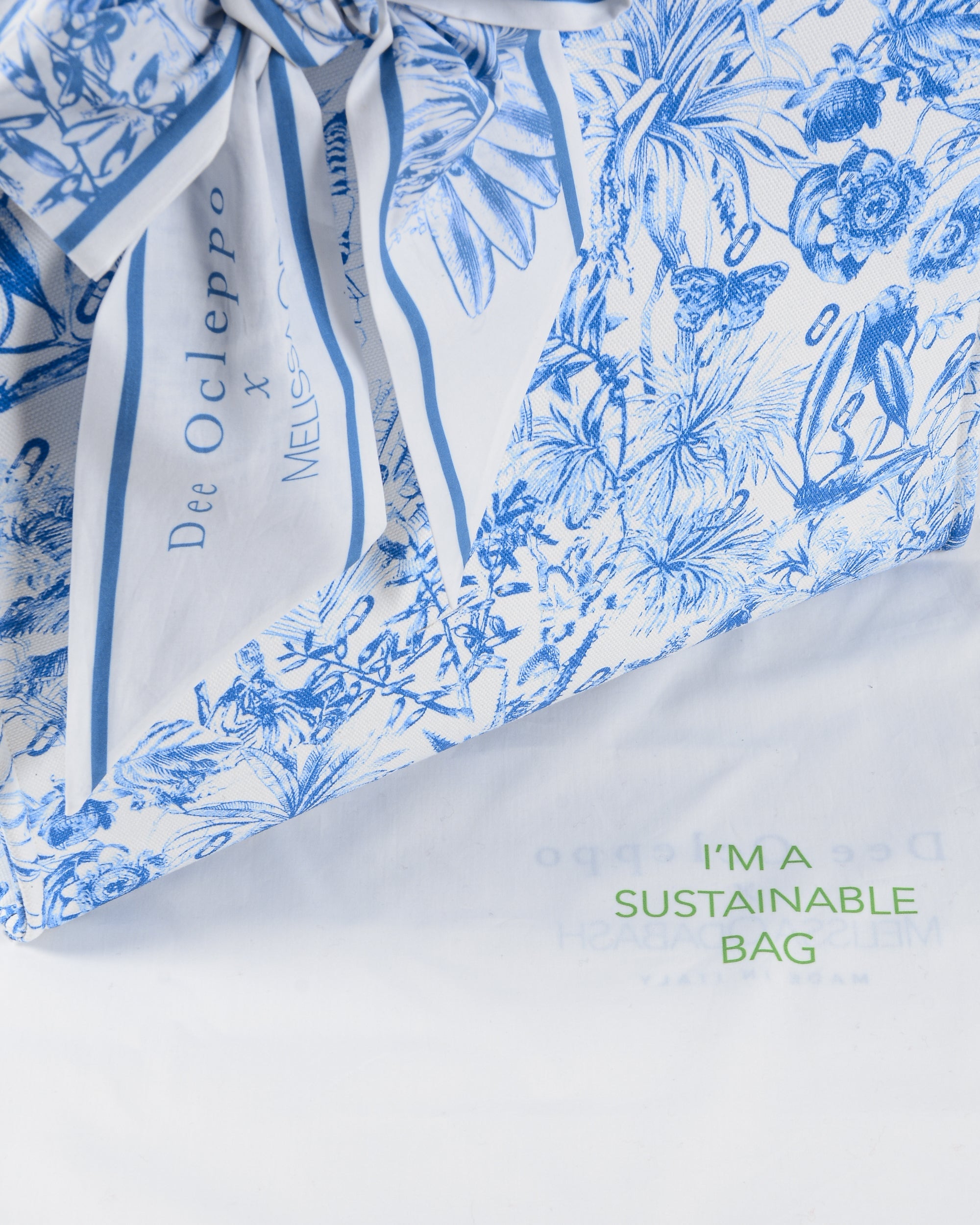 Borsa tote con stampa tropicale Dee & Melissa