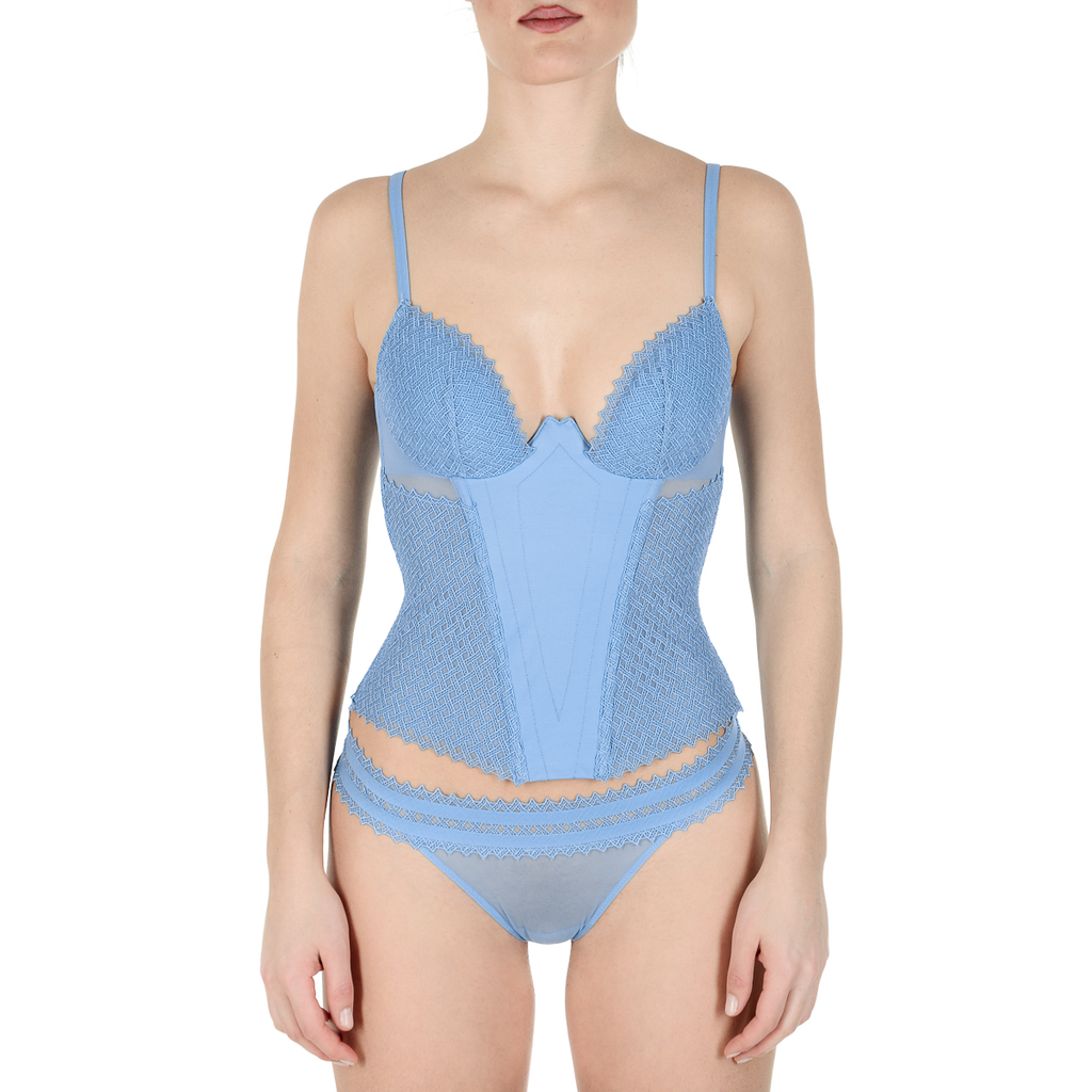 La Perla Bustino da donna azzurro