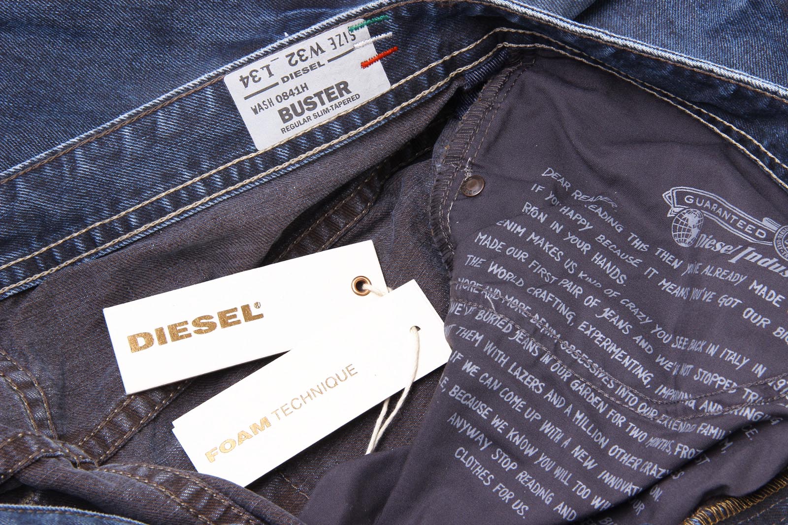 Diesel jeans uomo BUSTER 0841H L.32