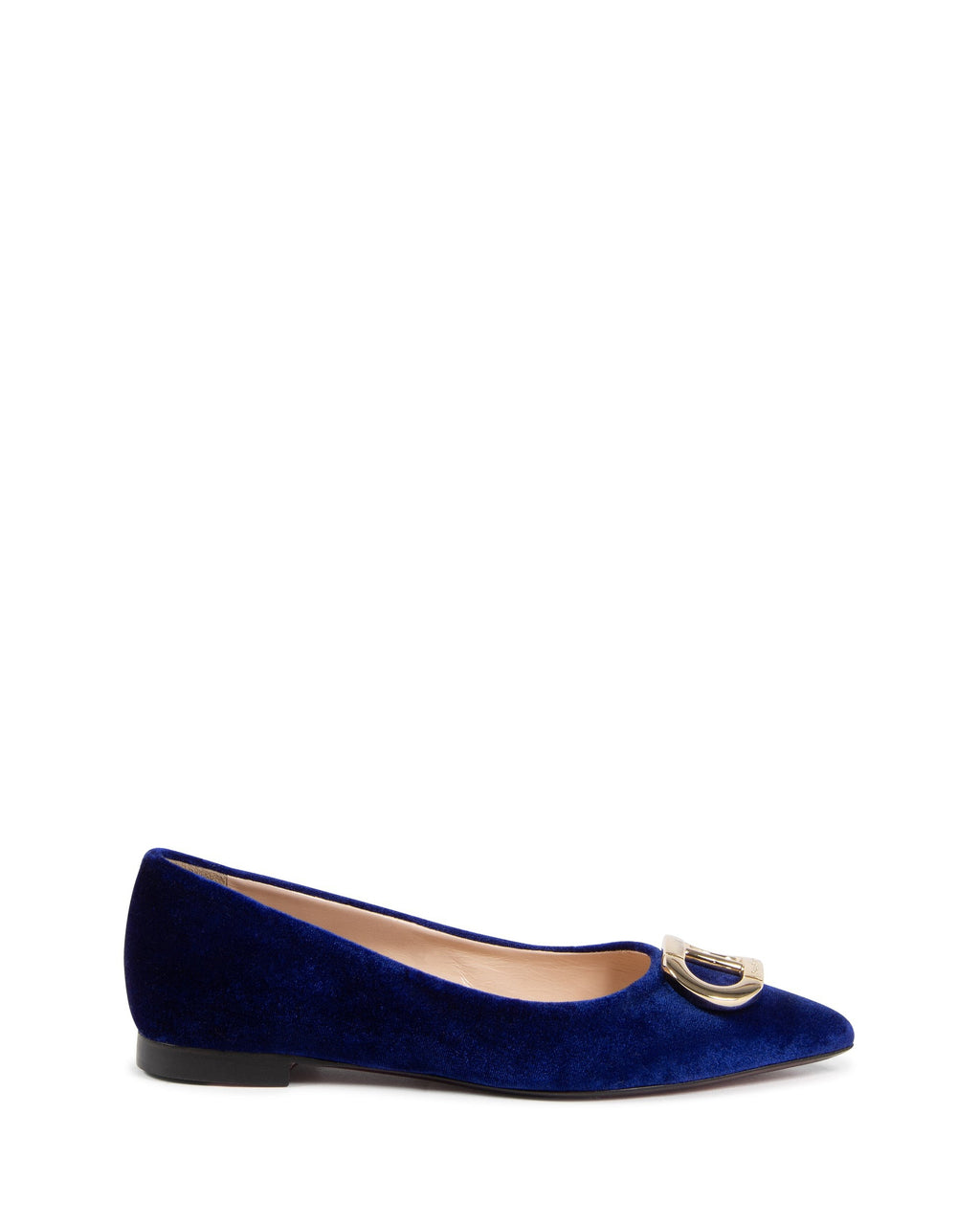 Ballerina in velluto blu reale