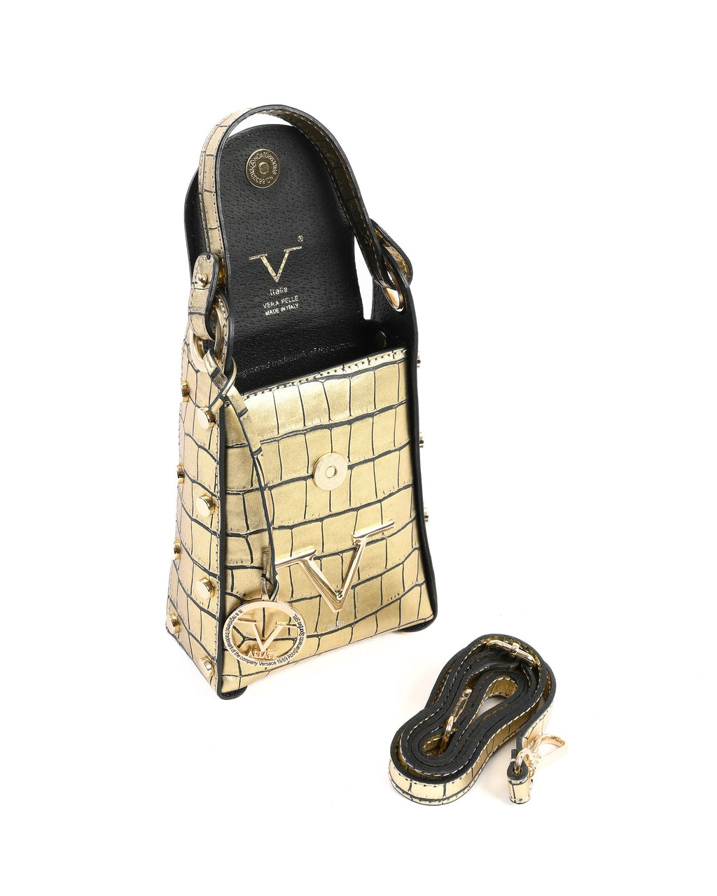 V Italia Borsa Mini Donna Oro V16-COC-GLD