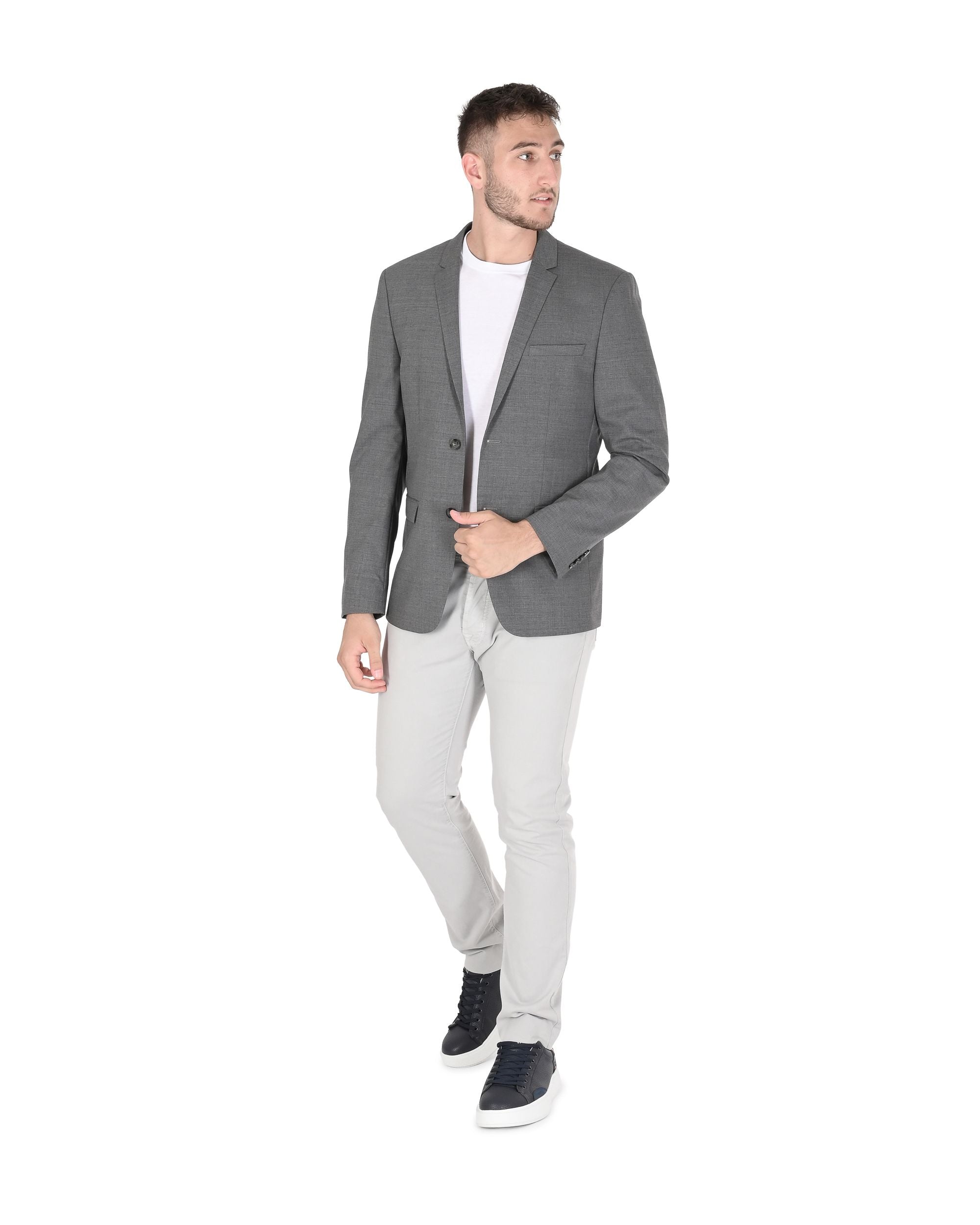 Calvin Klein Blazer da uomo grigio K1EK101790033