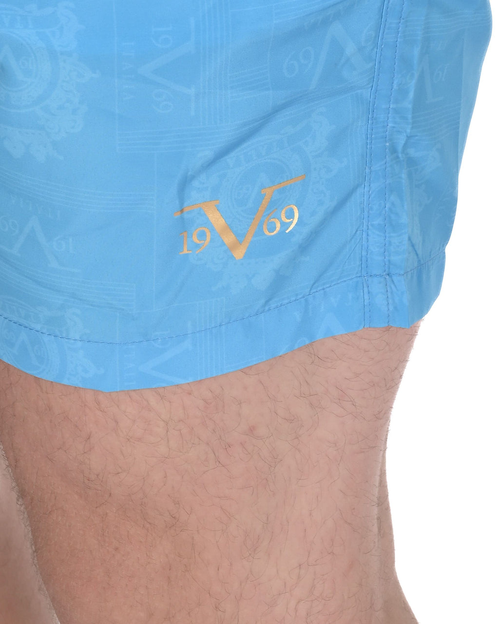 19V69 Italia Costume da bagno da uomo VSC1MBM10 AZZURRO