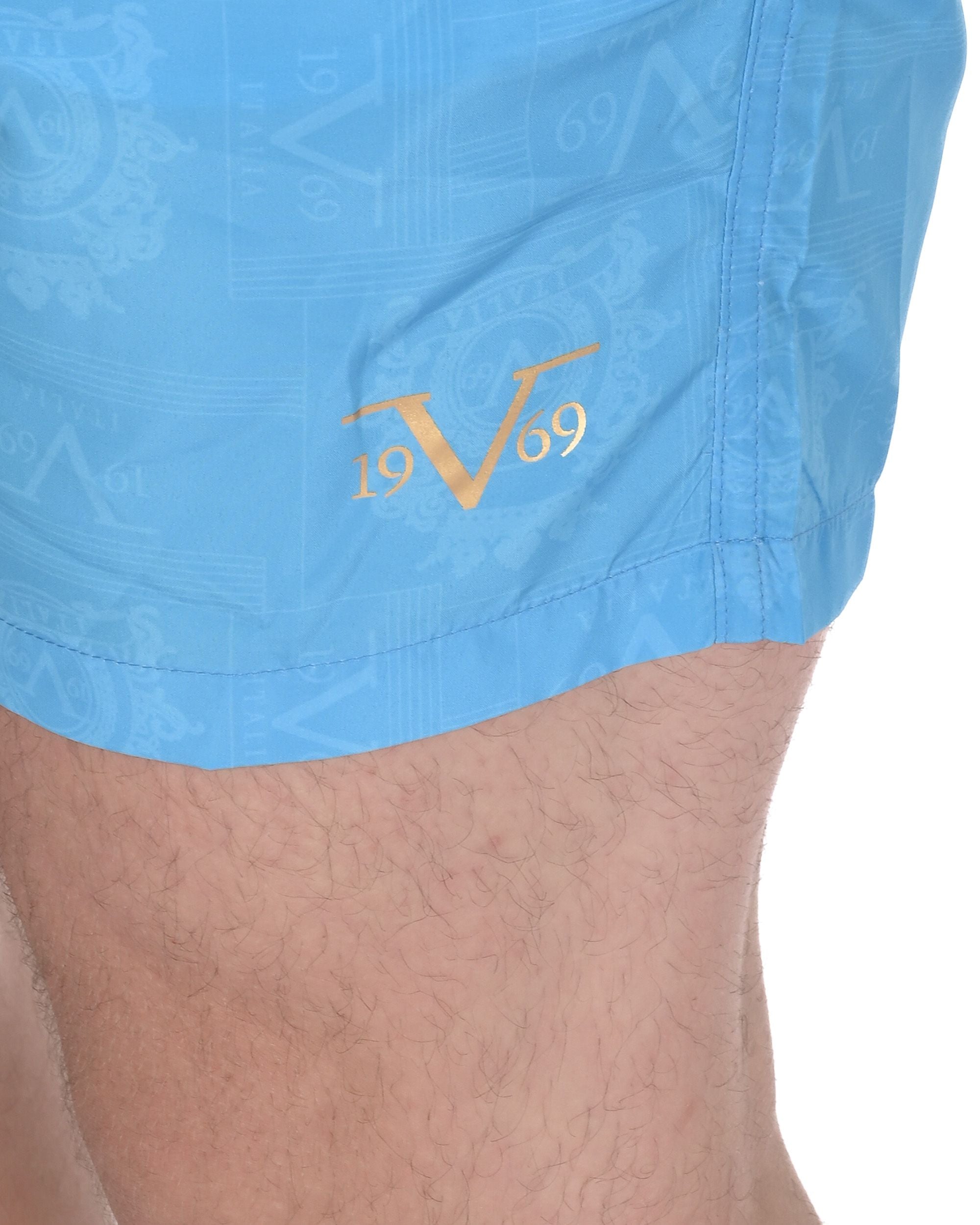 19V69 Italia Costume da bagno da uomo VSC1MBM10 AZZURRO