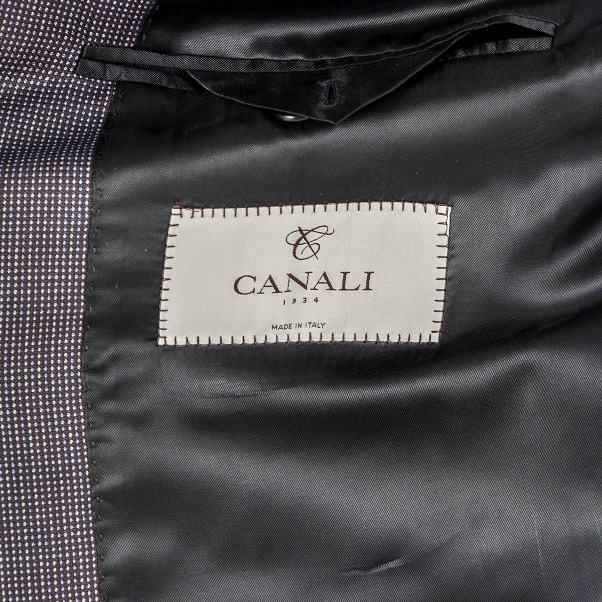 Abito da uomo Canali maniche lunghe grigio scuro
