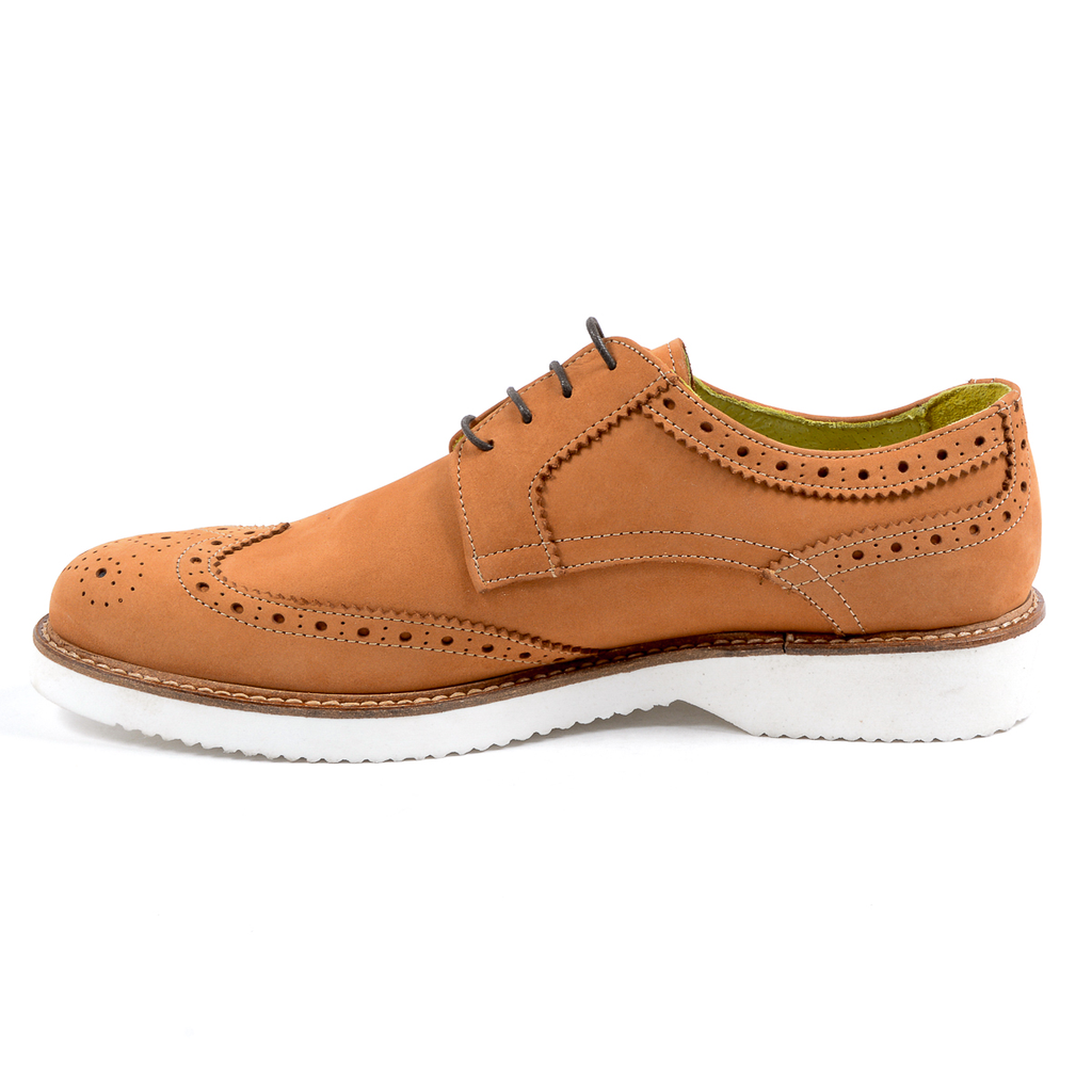 V 1969 Italia Scarpe Oxford Brogue da uomo Marrone PEDRO