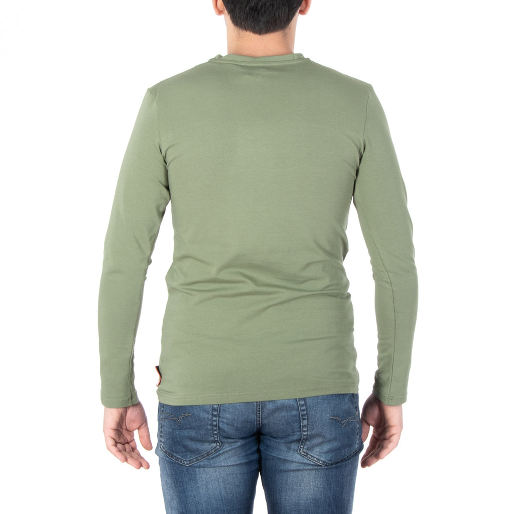 Andrew Charles By Andy Hilfiger T-shirt uomo LS TS160 031002 SELMA GREEN 003